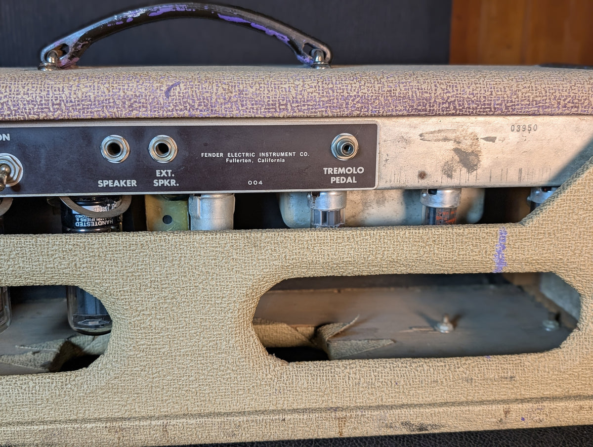 Fender Brown Panel 6G9-B Tremolux 35w Tube Amp Head (1962)