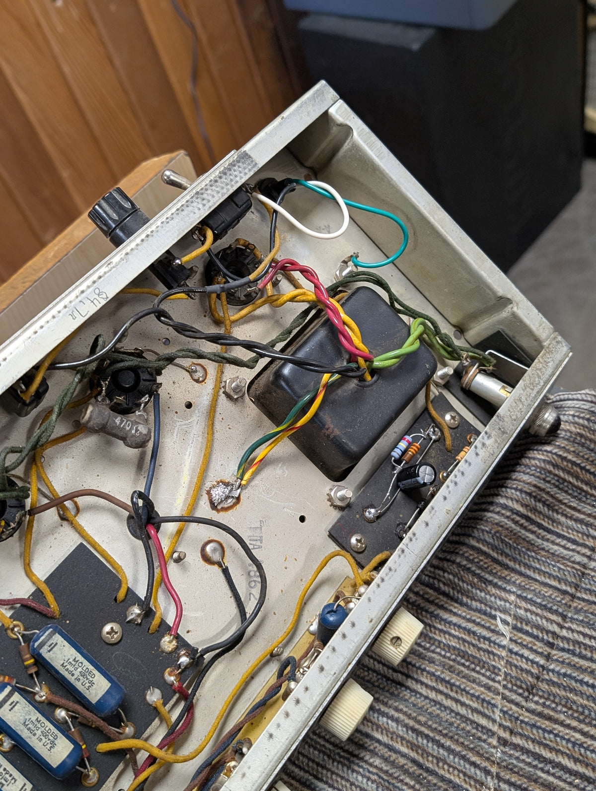 Fender Brown Panel 6G9-B Tremolux 35w Tube Amp Head (1962)