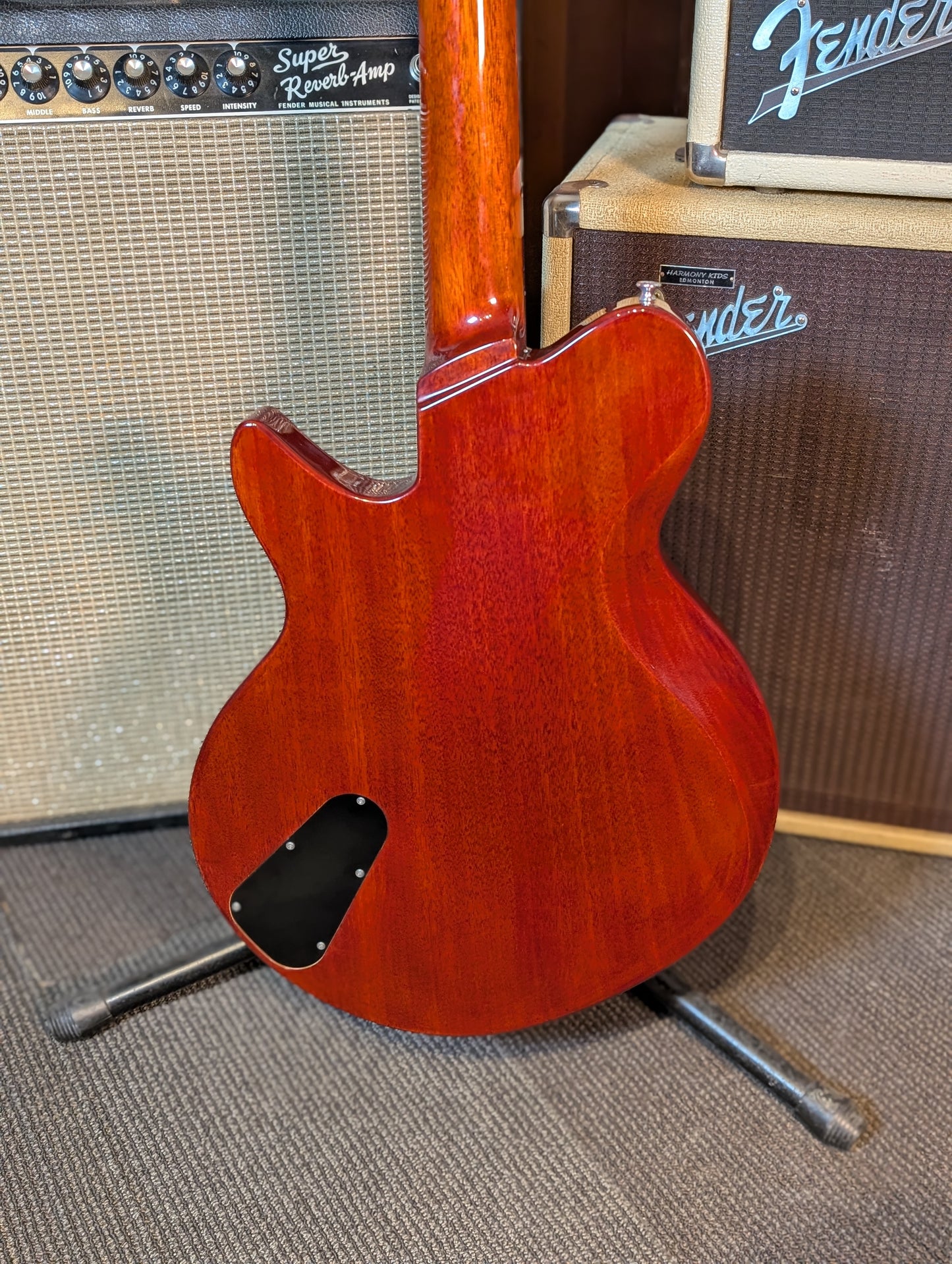 Eastman Juliet P90 Electric Guitar w/Case - Vintage Red (2024)