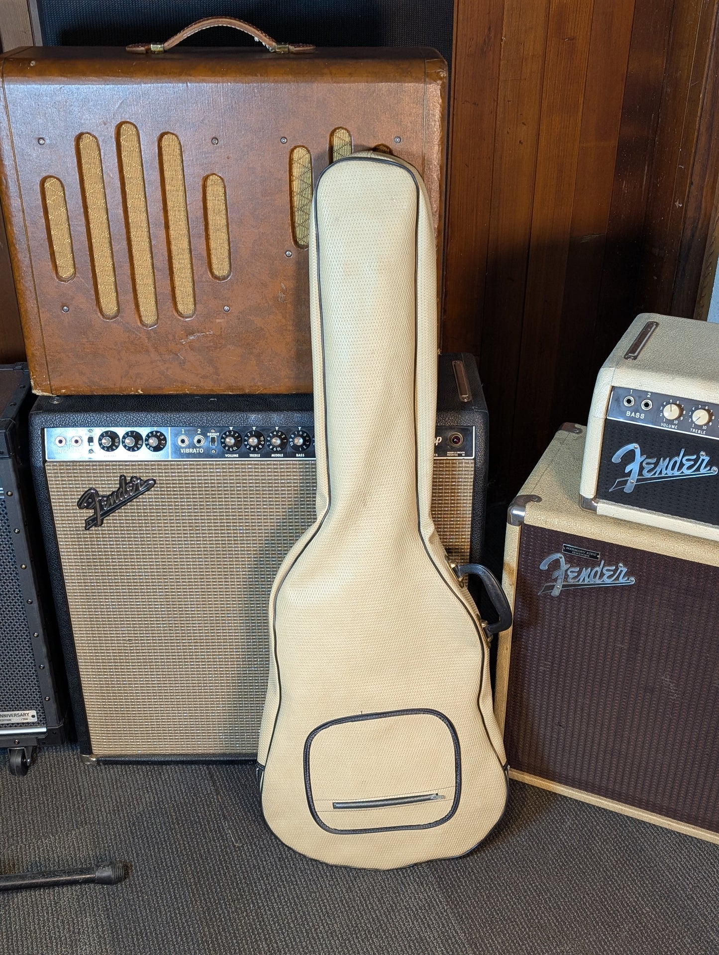 Shergold Custom Masquerader Electric Guitar w/Gig Bag - White (1977)