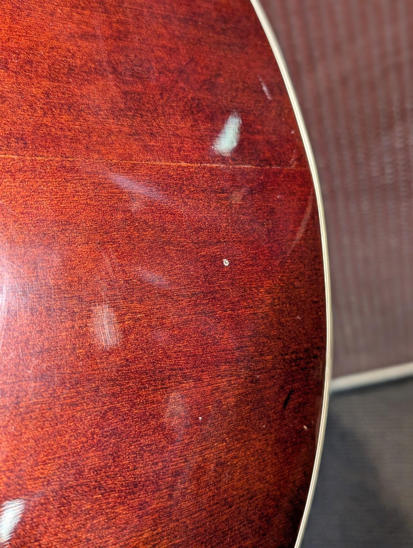 Gretsch 6176 Rancher 4-String Fretless Acoustic/Electric Bass w/Case - Walnut Stain (1990)