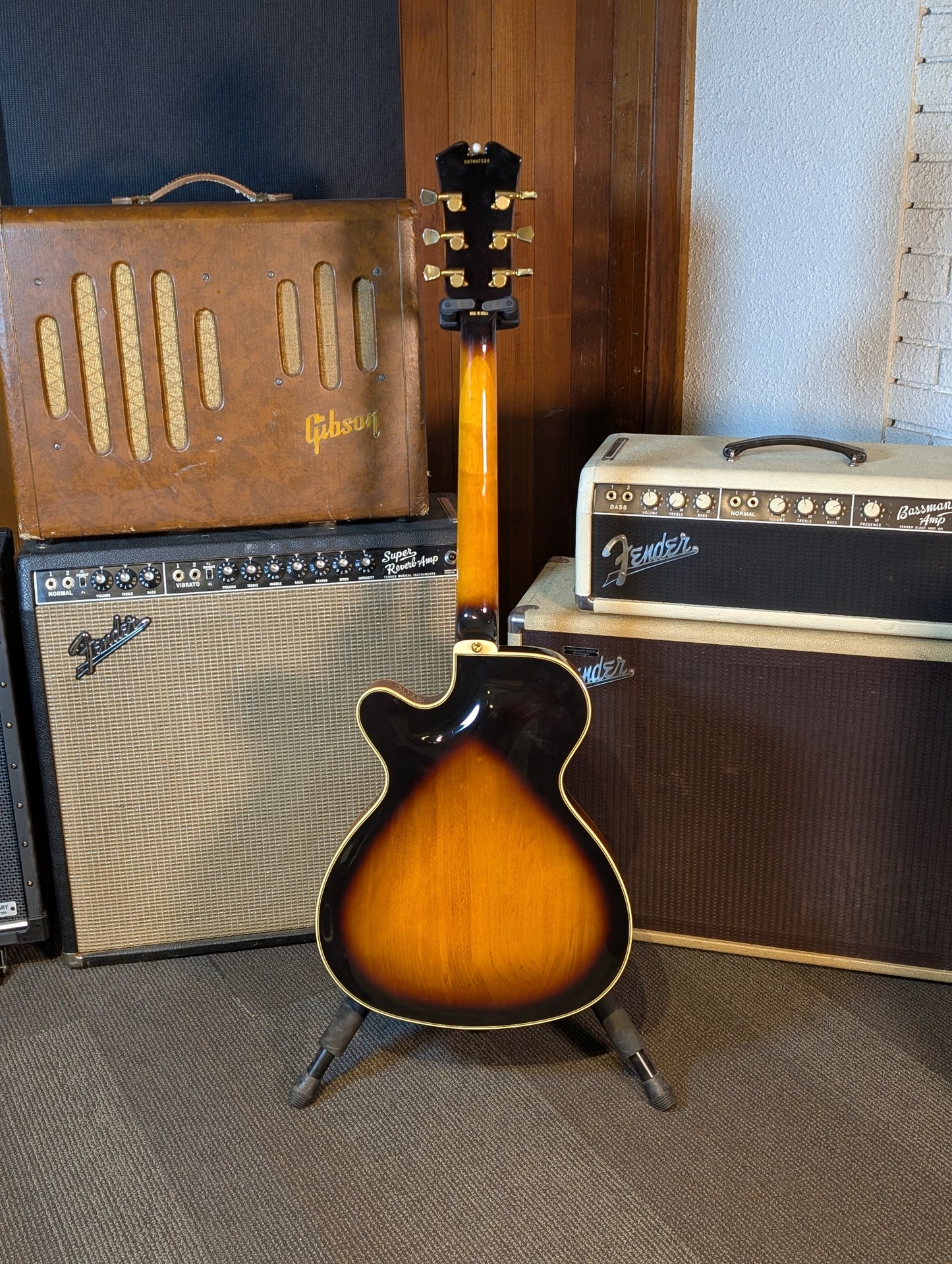 Samick Charlie Christian CCFT-650 Archtop Electric Guitar - Golden Sunburst (1997)