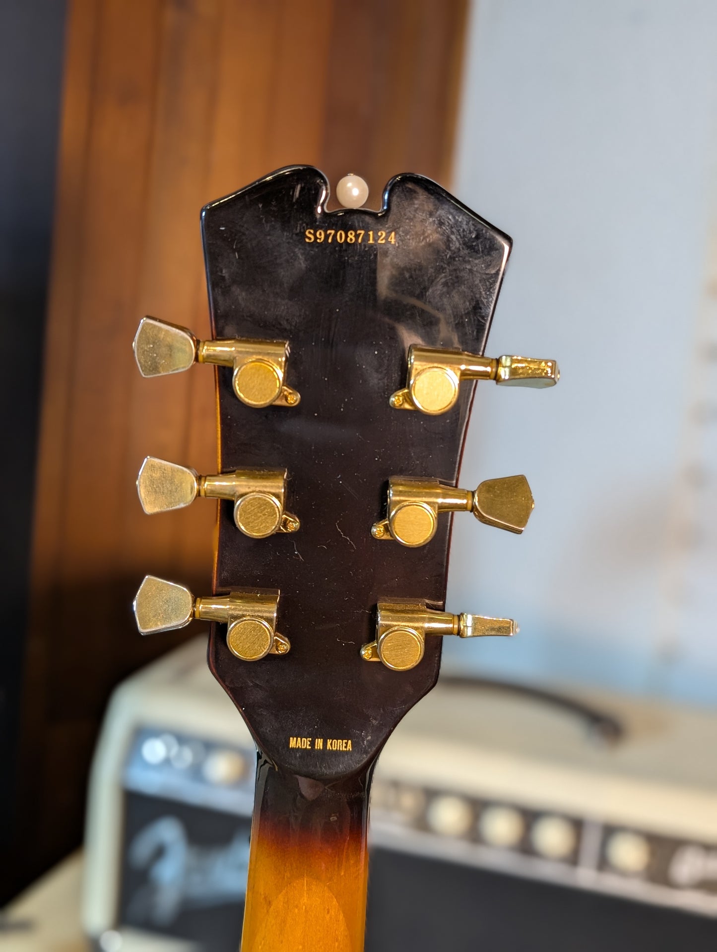 Samick Charlie Christian CCFT-650 Archtop Electric Guitar - Golden Sunburst (1997)