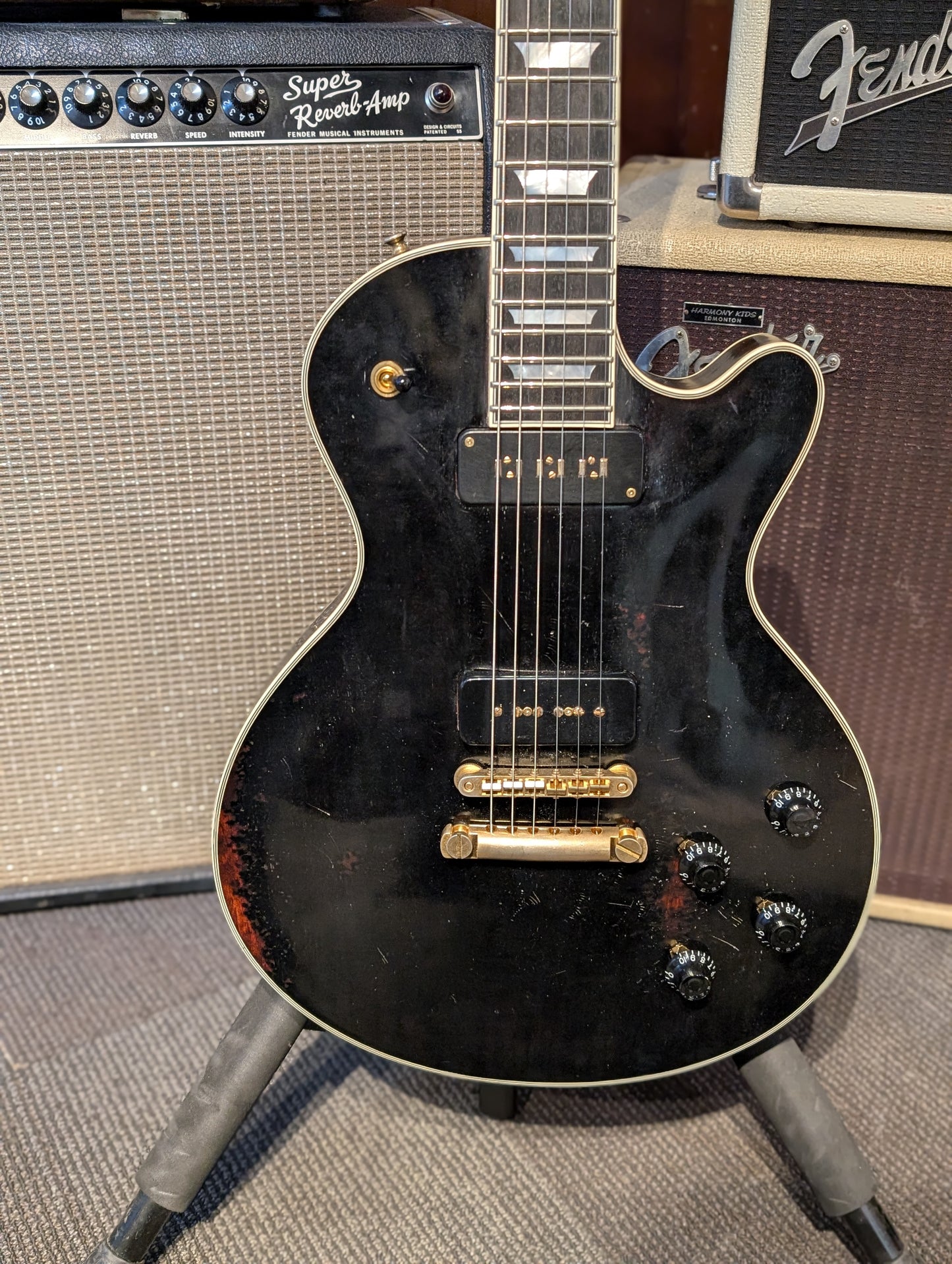 Eastman SB54/V-LTD-BK Limited Edition Electric Guitar w/Case - Antique Black Varnish (2022)