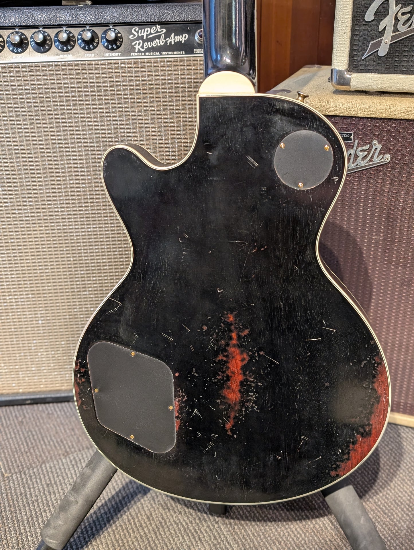 Eastman SB54/V-LTD-BK Limited Edition Electric Guitar w/Case - Antique Black Varnish (2022)