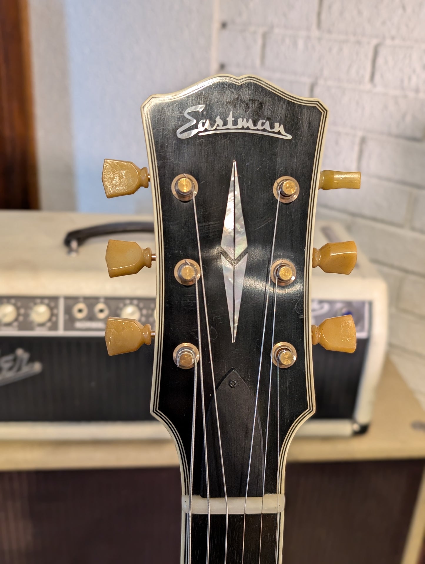 Eastman SB54/V-LTD-BK Limited Edition Electric Guitar w/Case - Antique Black Varnish (2022)