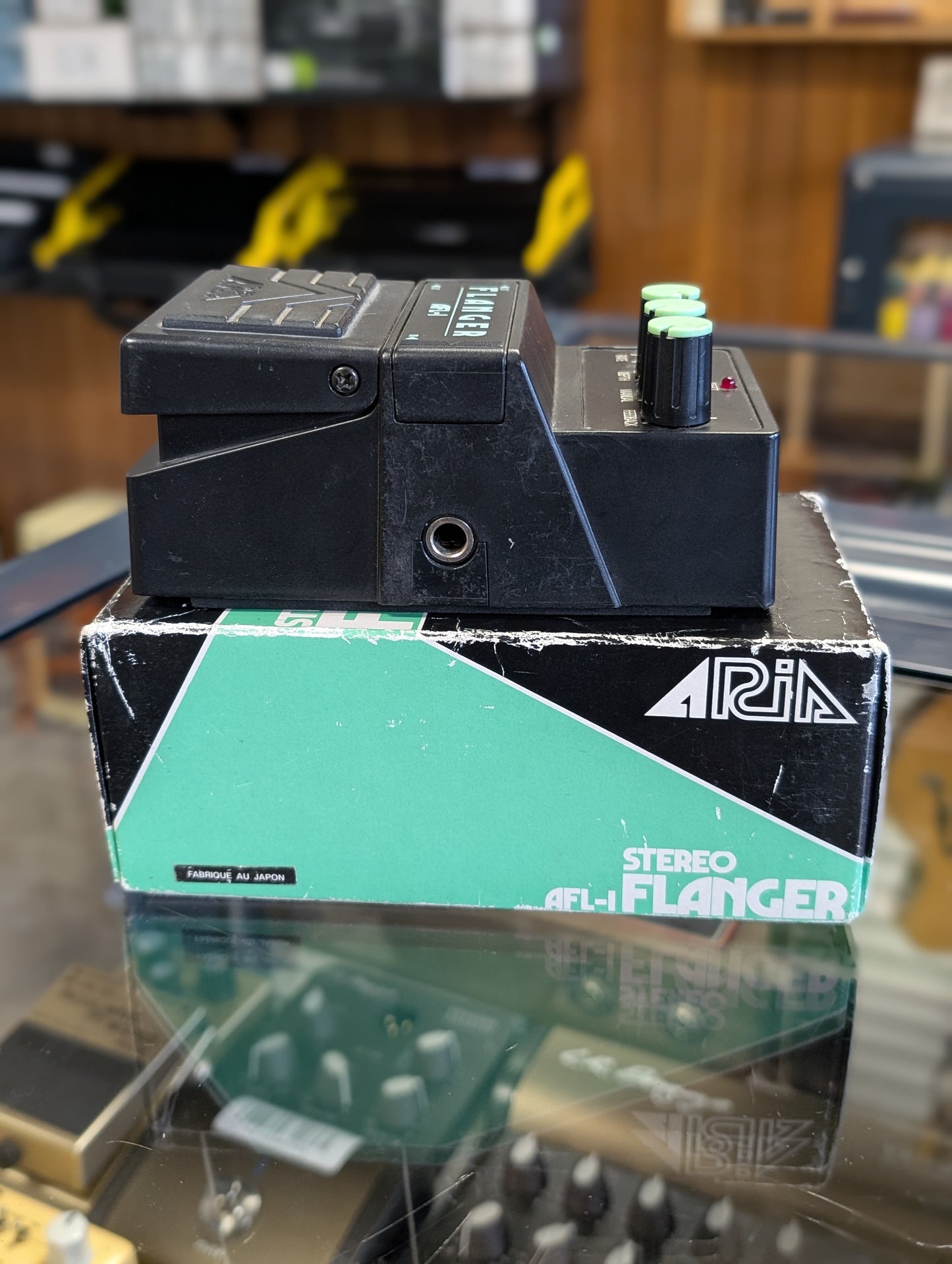 Aria AFL-1 Stereo Flanger Pedal w/Box (1980's)