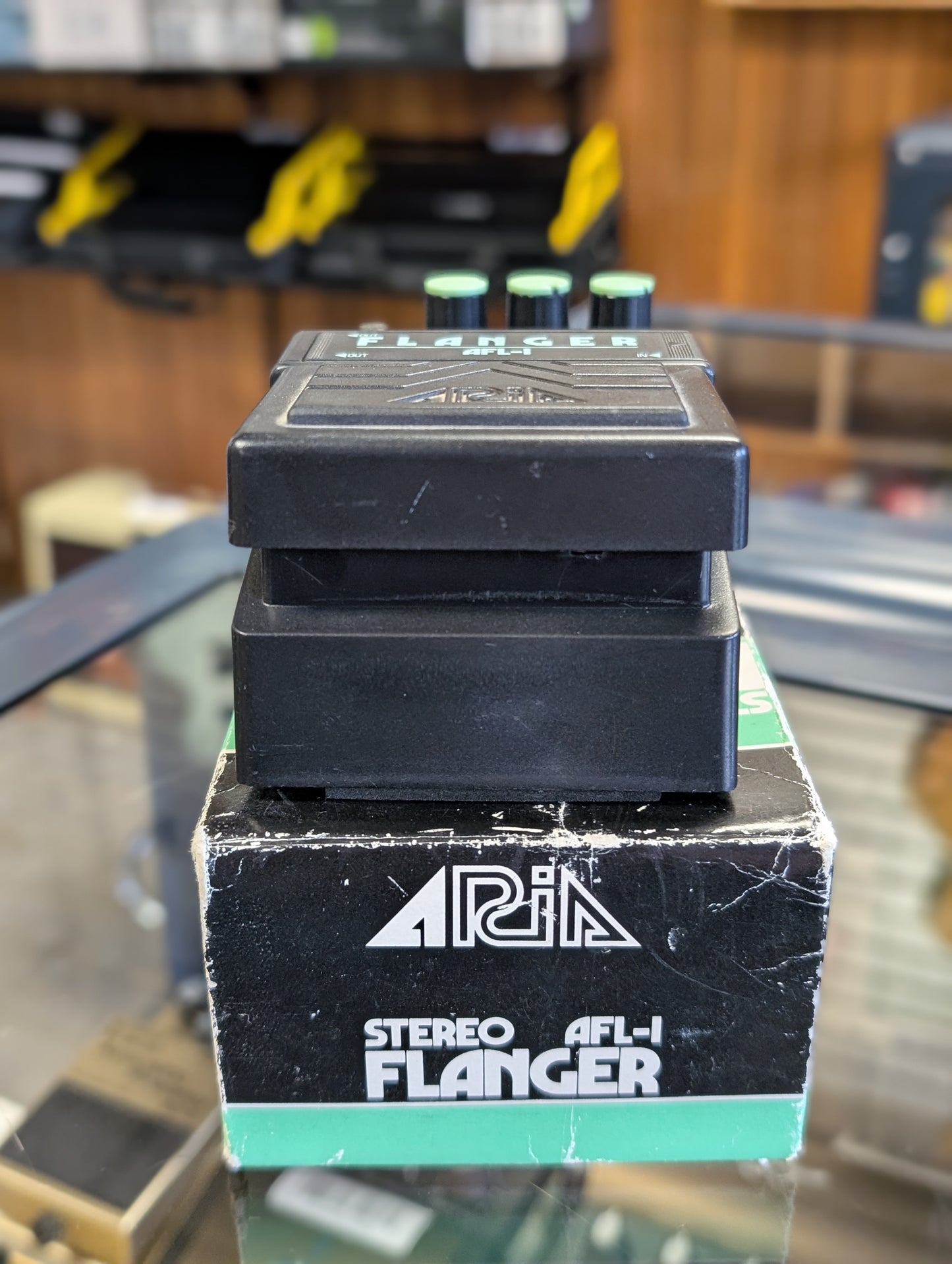 Aria AFL-1 Stereo Flanger Pedal w/Box (1980's)