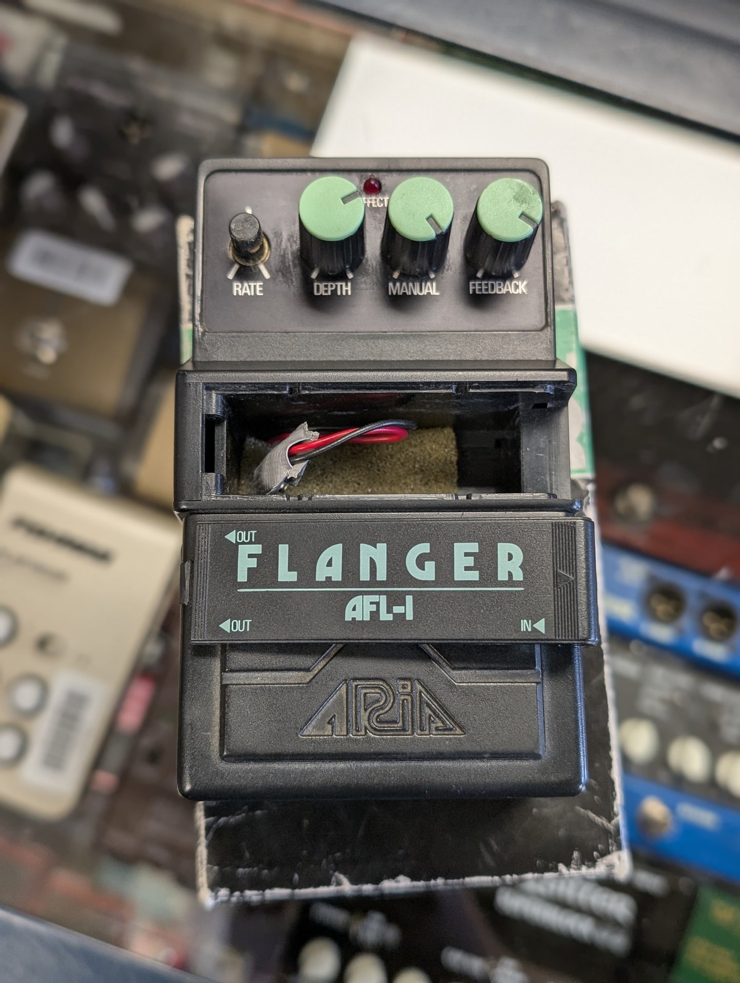 Aria AFL-1 Stereo Flanger Pedal w/Box (1980's)