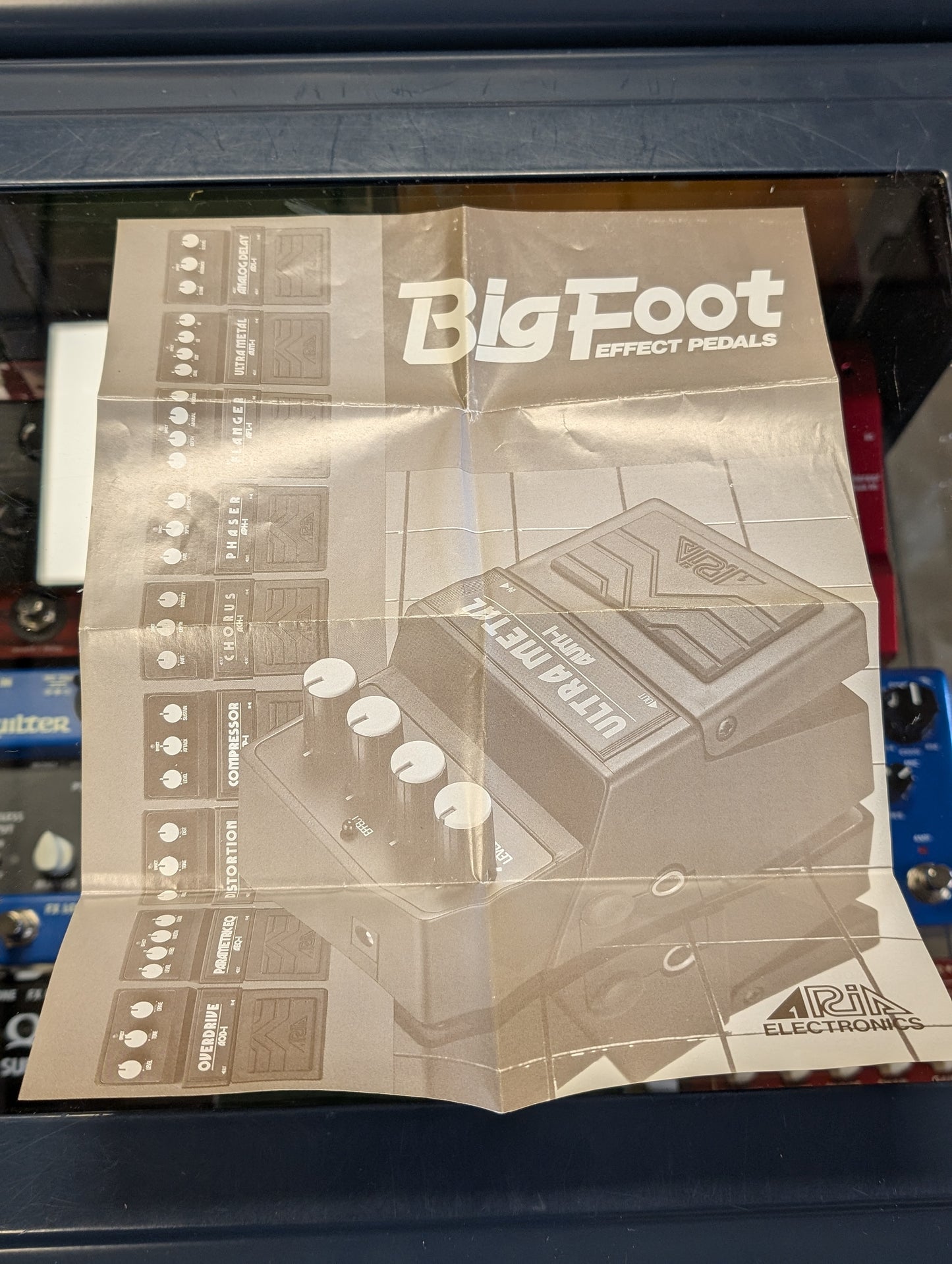 Aria AFL-1 Stereo Flanger Pedal w/Box (1980's)