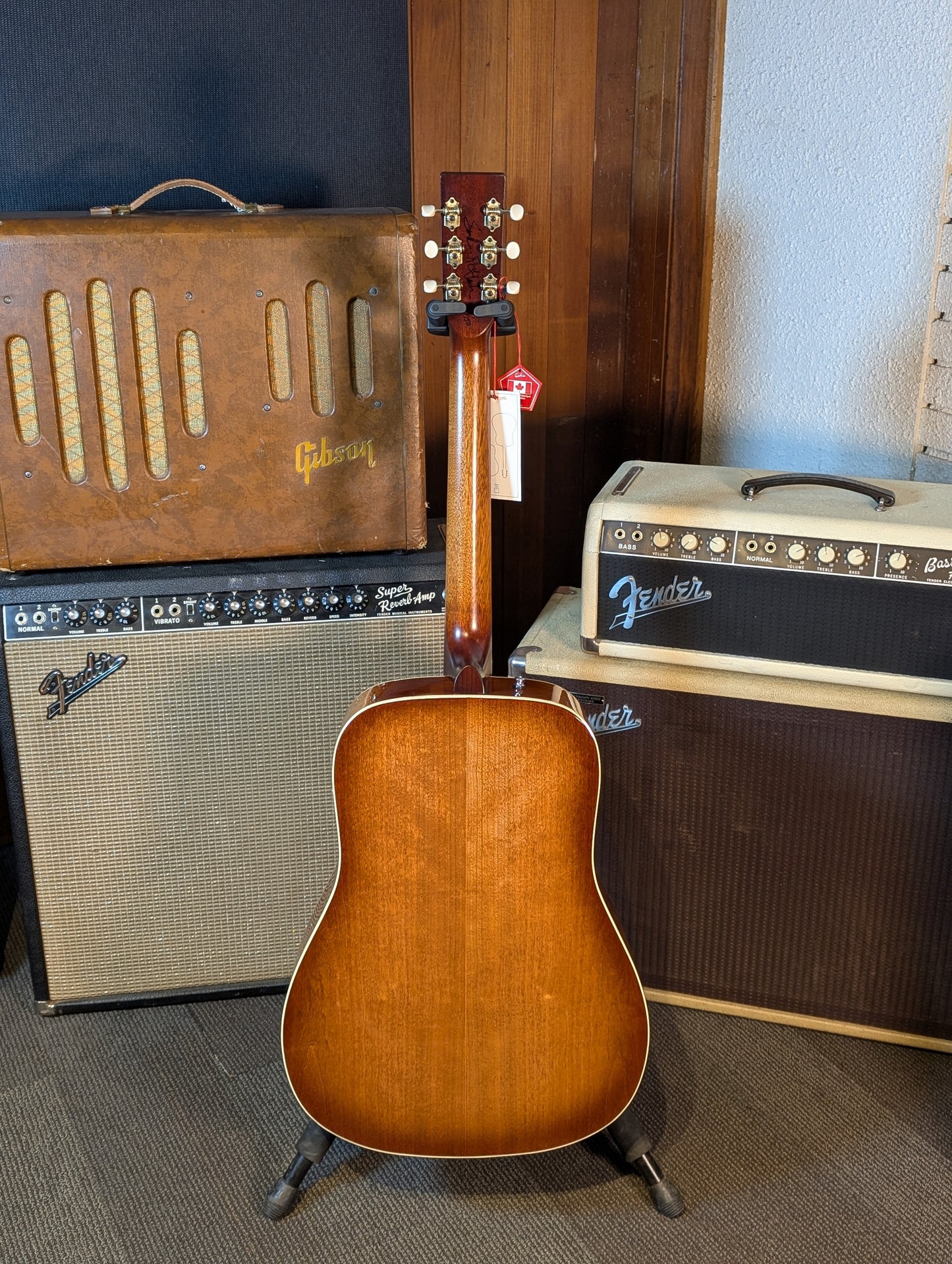 Norman Limited Edition B-150 Anniversary Acoustic/Electric Guitar w/Gig Bag - High Gloss Vintage Burst (47/150)