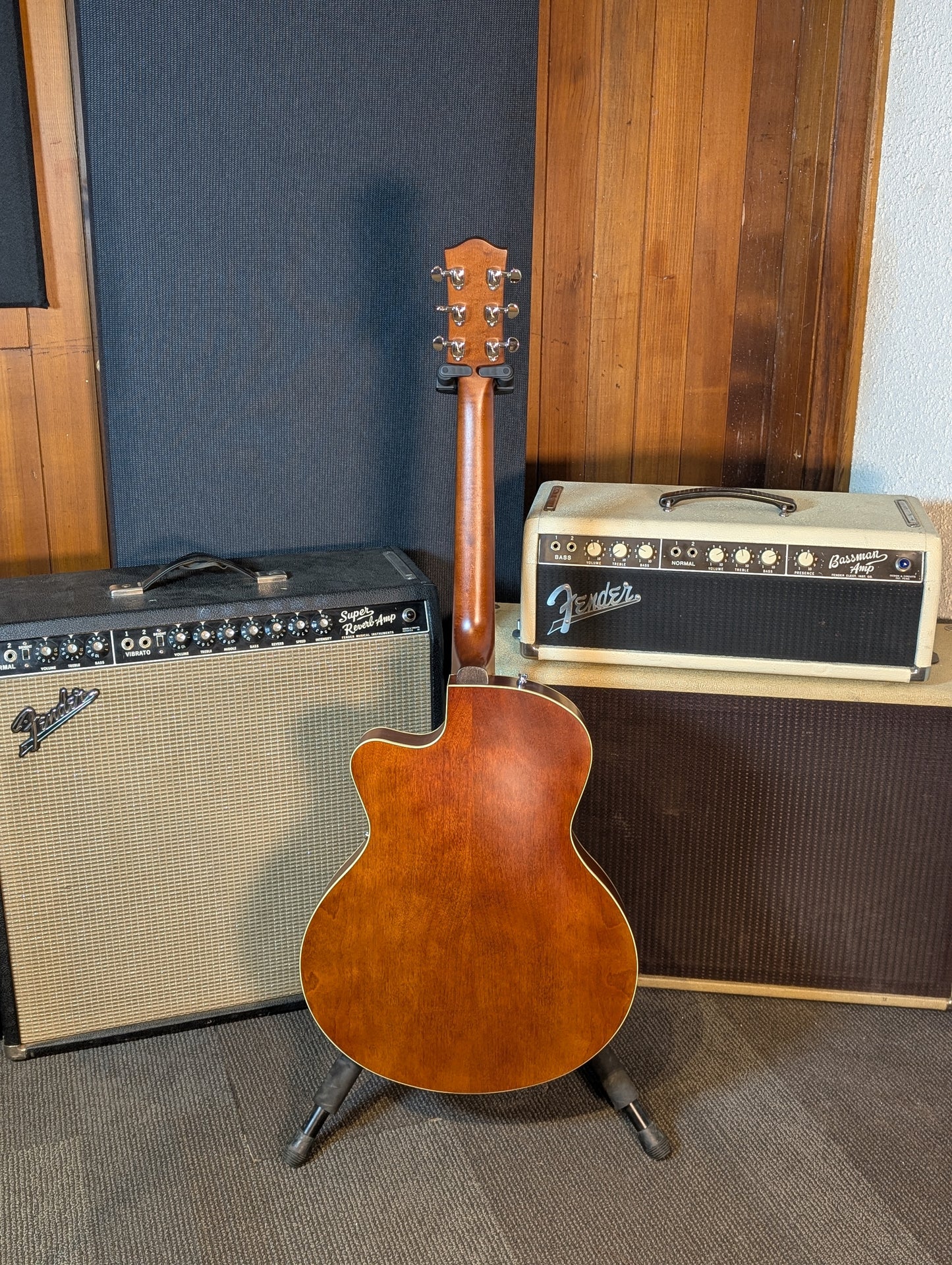 Godin 5th Ave CW Kingpin II HB Hollow Body Electric Guitar SF - Cognac Burst (Serial #050932900058)