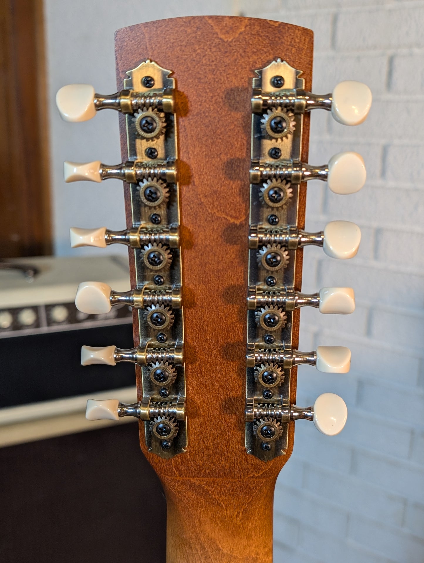 Godin Mahogany Folk 12-String Acoustic/Electric Guitar w/Gig Bag - Rustic Burst (Serial #053148000075)