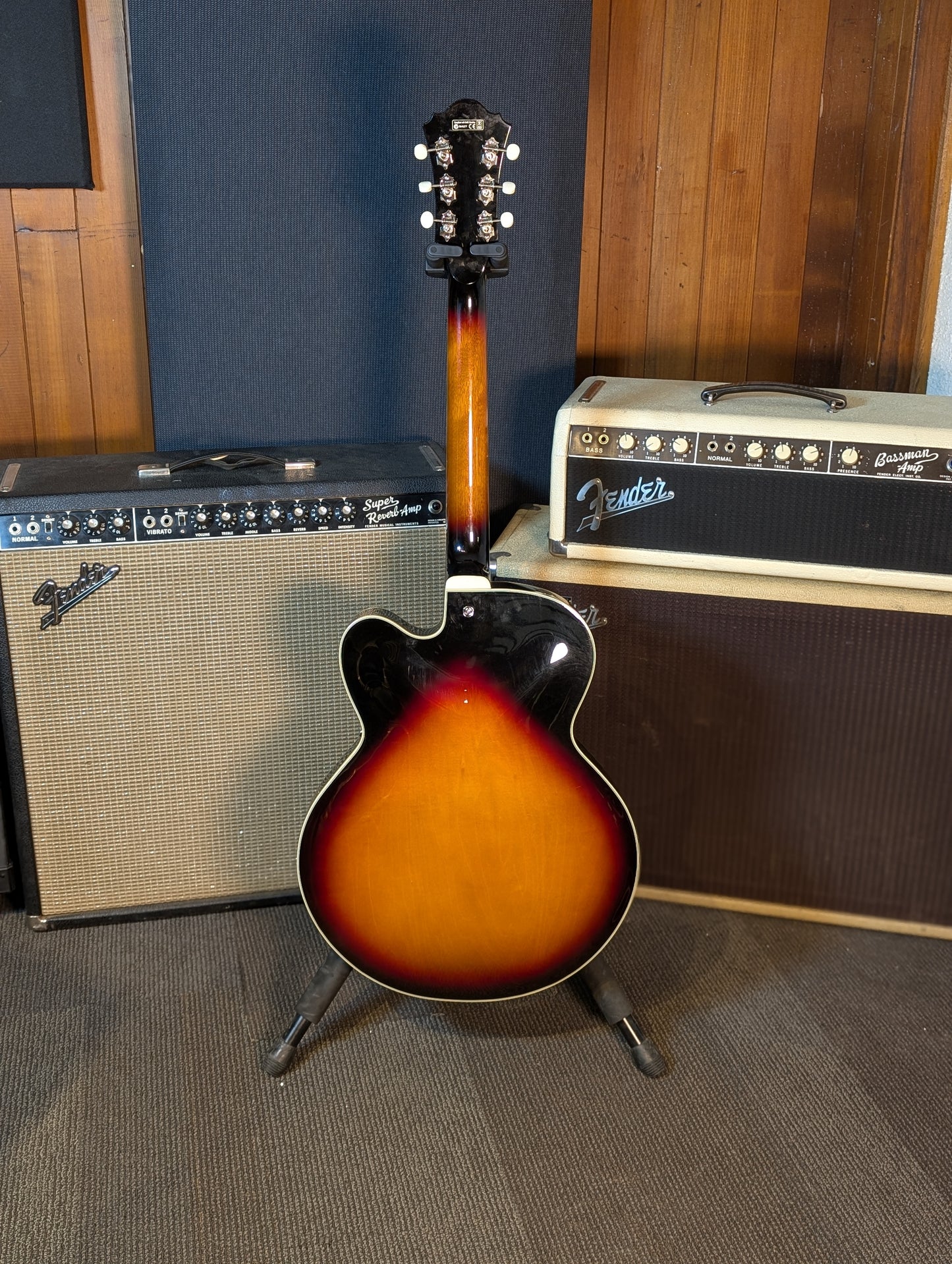 Ibanez Artcore AF75 Hollow Body Electric Guitar w/Case - Brown Sunburst (2009)