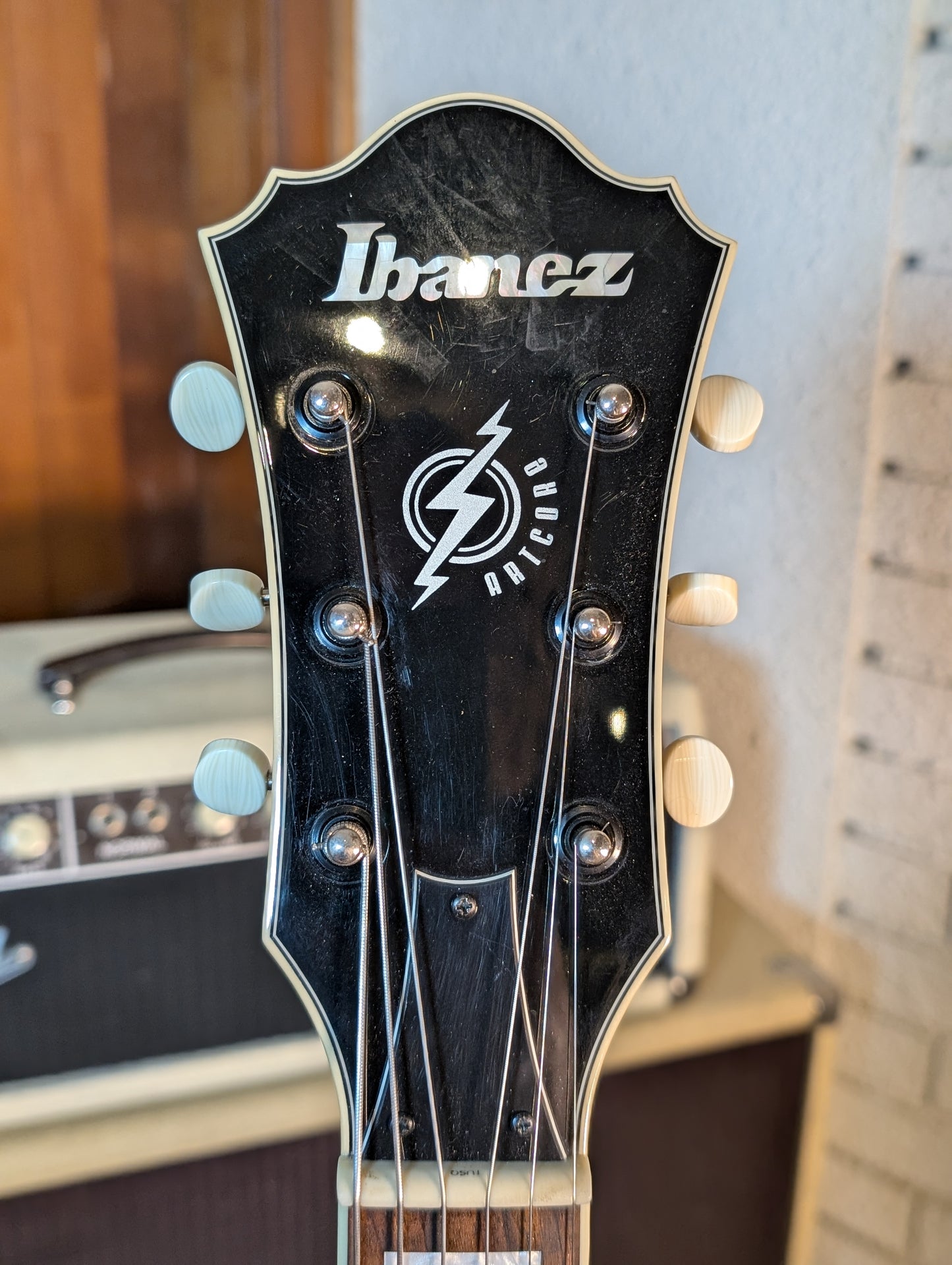 Ibanez Artcore AF75 Hollow Body Electric Guitar w/Case - Brown Sunburst (2009)