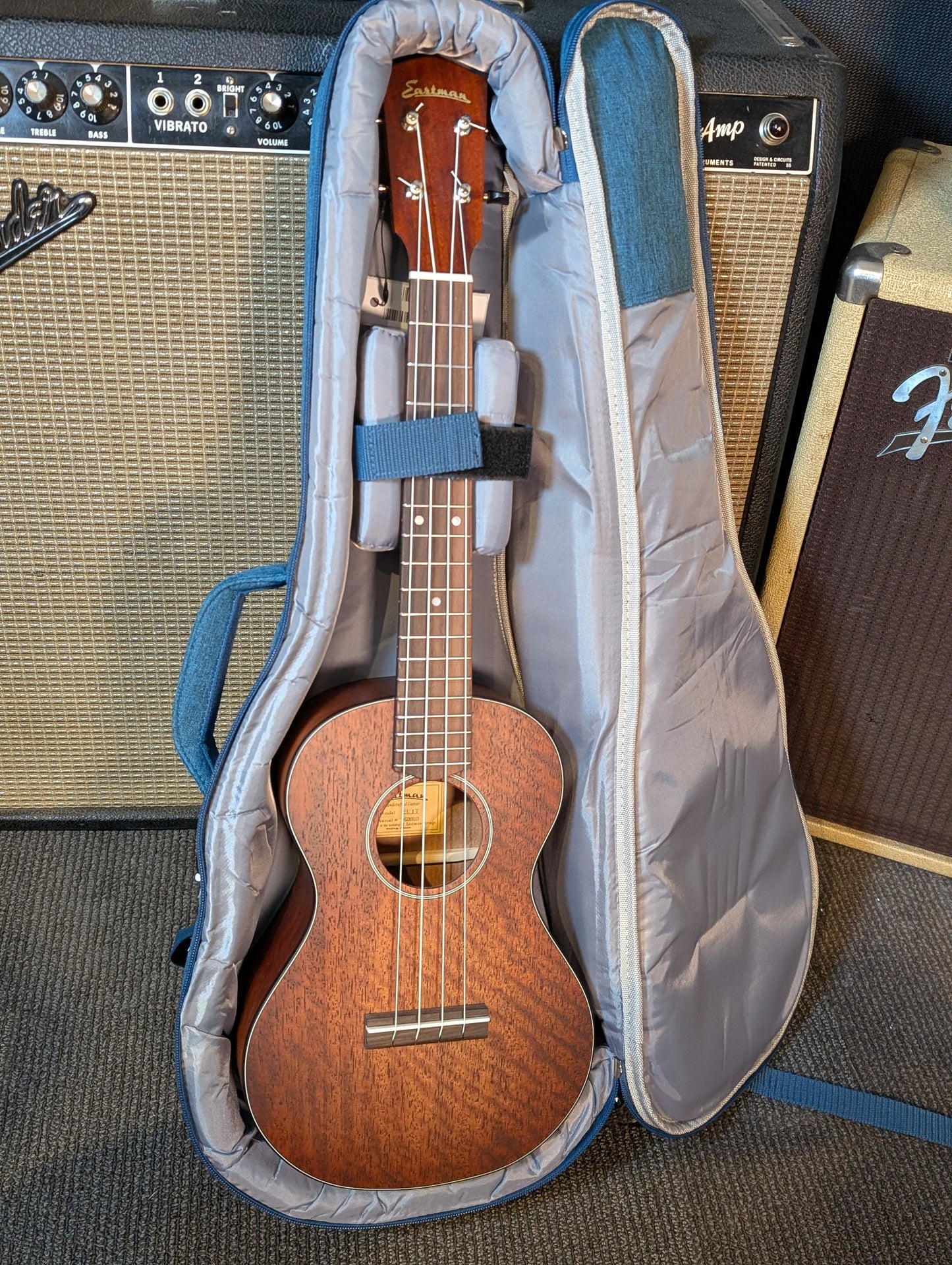 Eastman EU1-T Tenor Ukulele w/Gig Bag - Classic Finish (Serial #M2501135)
