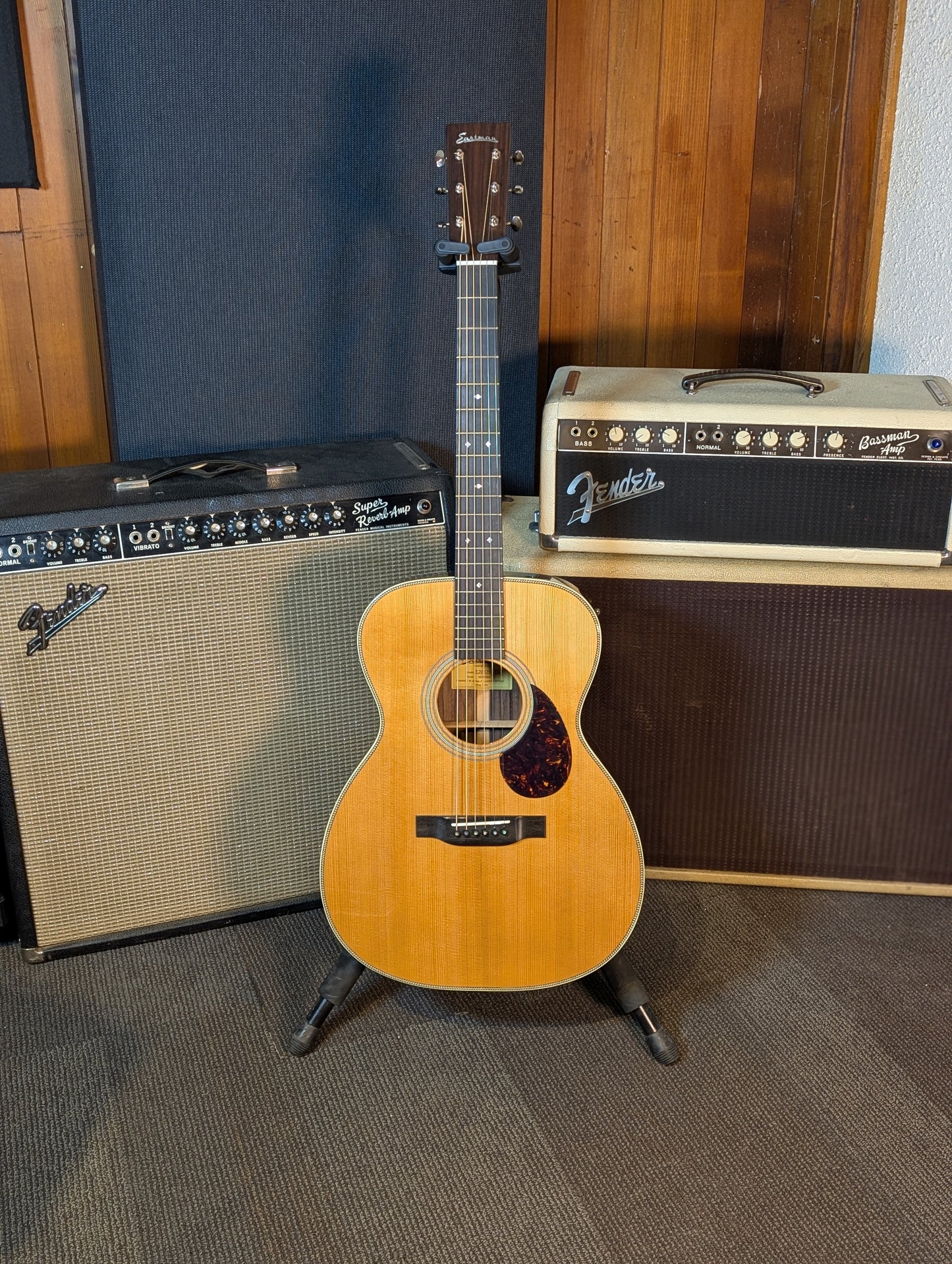 Eastman E20-OM Thermo-Cure Acoustic Guitar w/Case - Thermo-Cure Natural (Serial #M2413012)