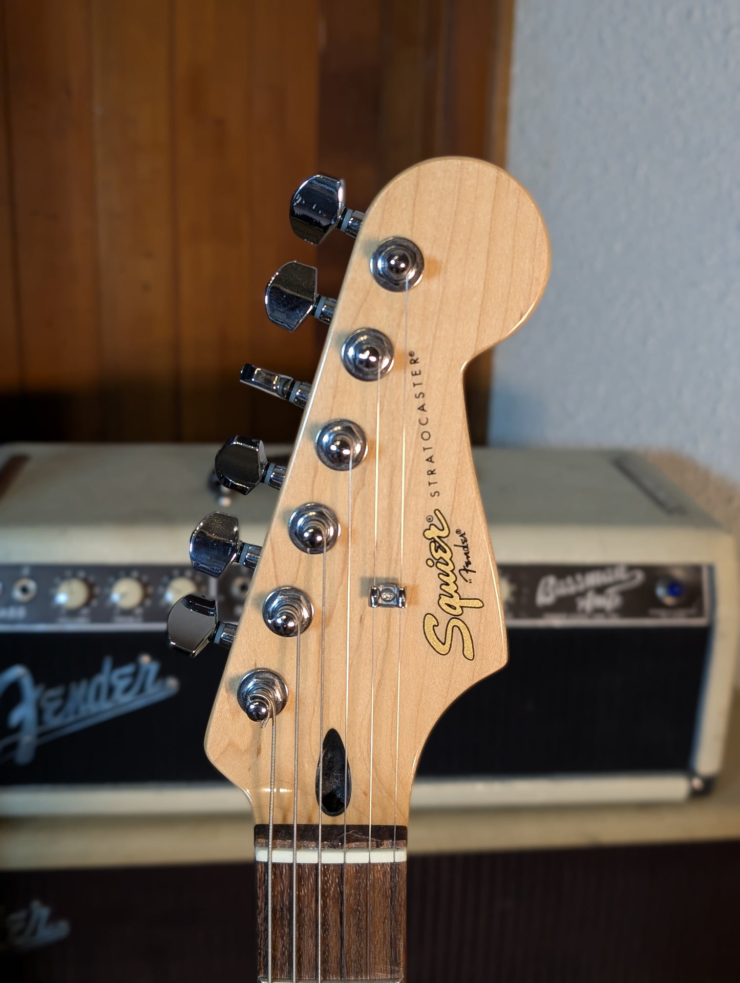 Squier Vintage Modified Strat HSS Electric Guitar - Gun Metal Grey (2008)