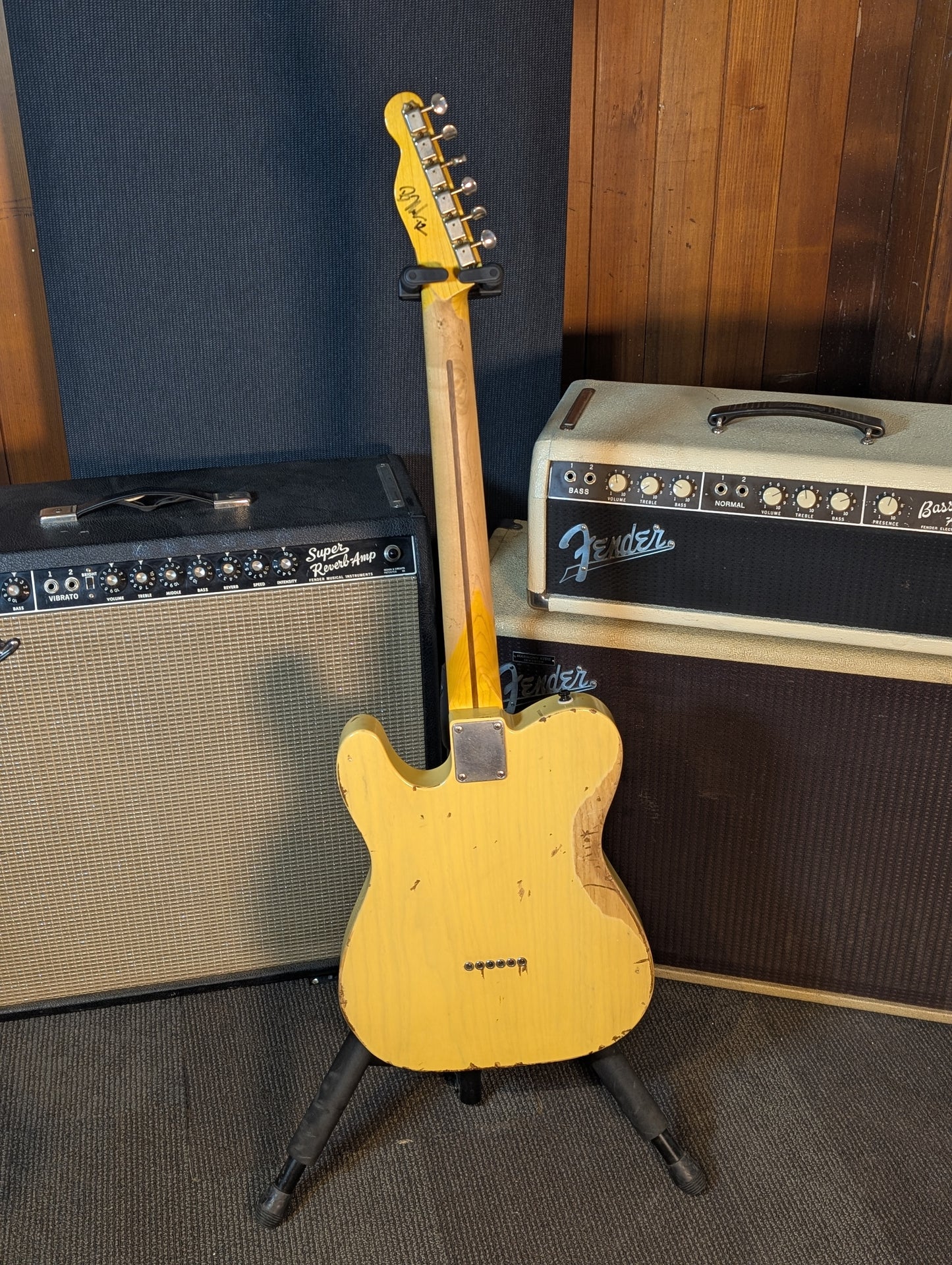 Nash E52 Electric Guitar w/Case - Heavy Relic Butterscotch Blonde (2012)