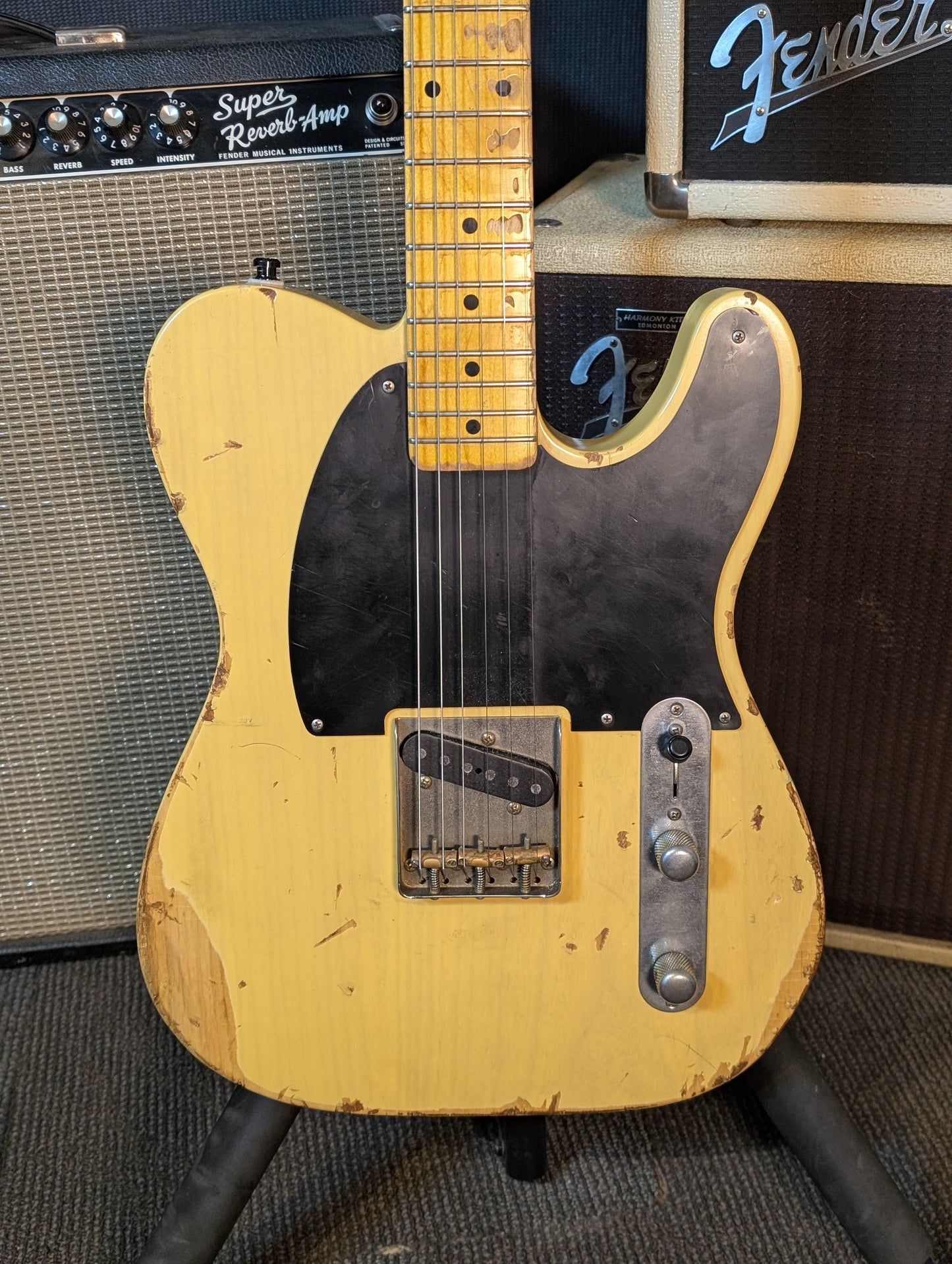 Nash E52 Electric Guitar w/Case - Heavy Relic Butterscotch Blonde (2012)