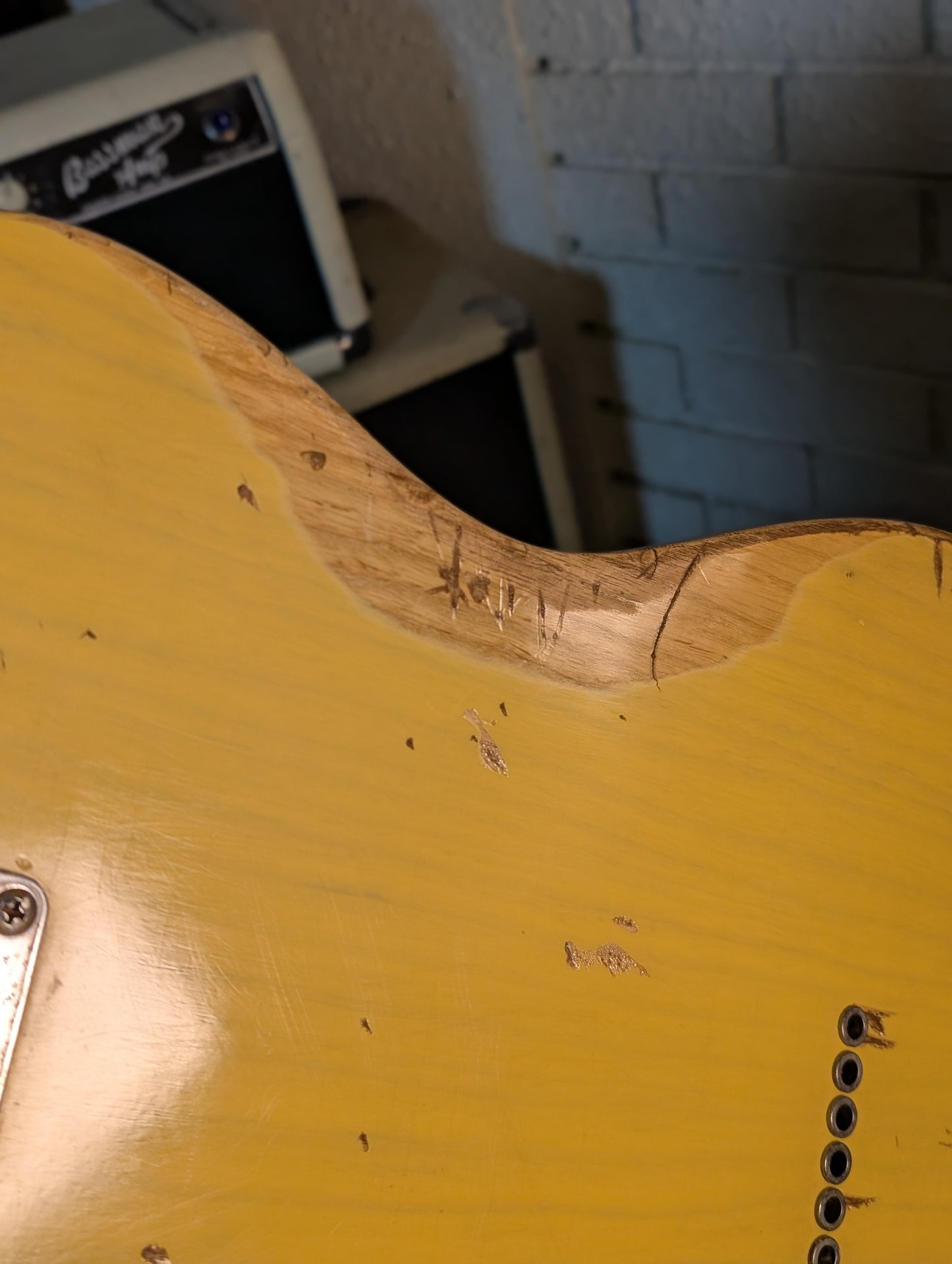 Nash E52 Electric Guitar w/Case - Heavy Relic Butterscotch Blonde (2012)