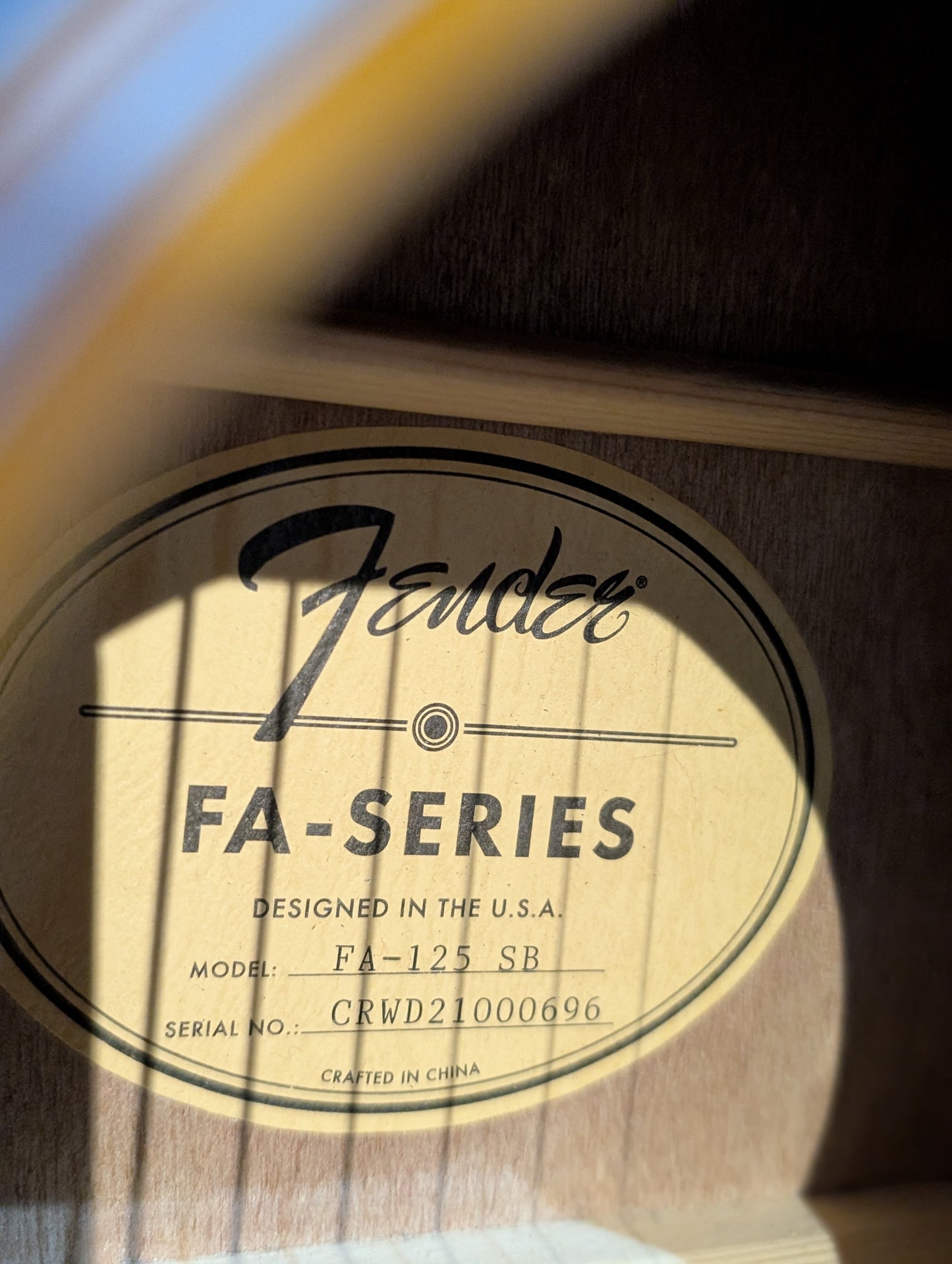 Fender FA-125 Dreadnought Acoustic Guitar - Sunburst (2021)