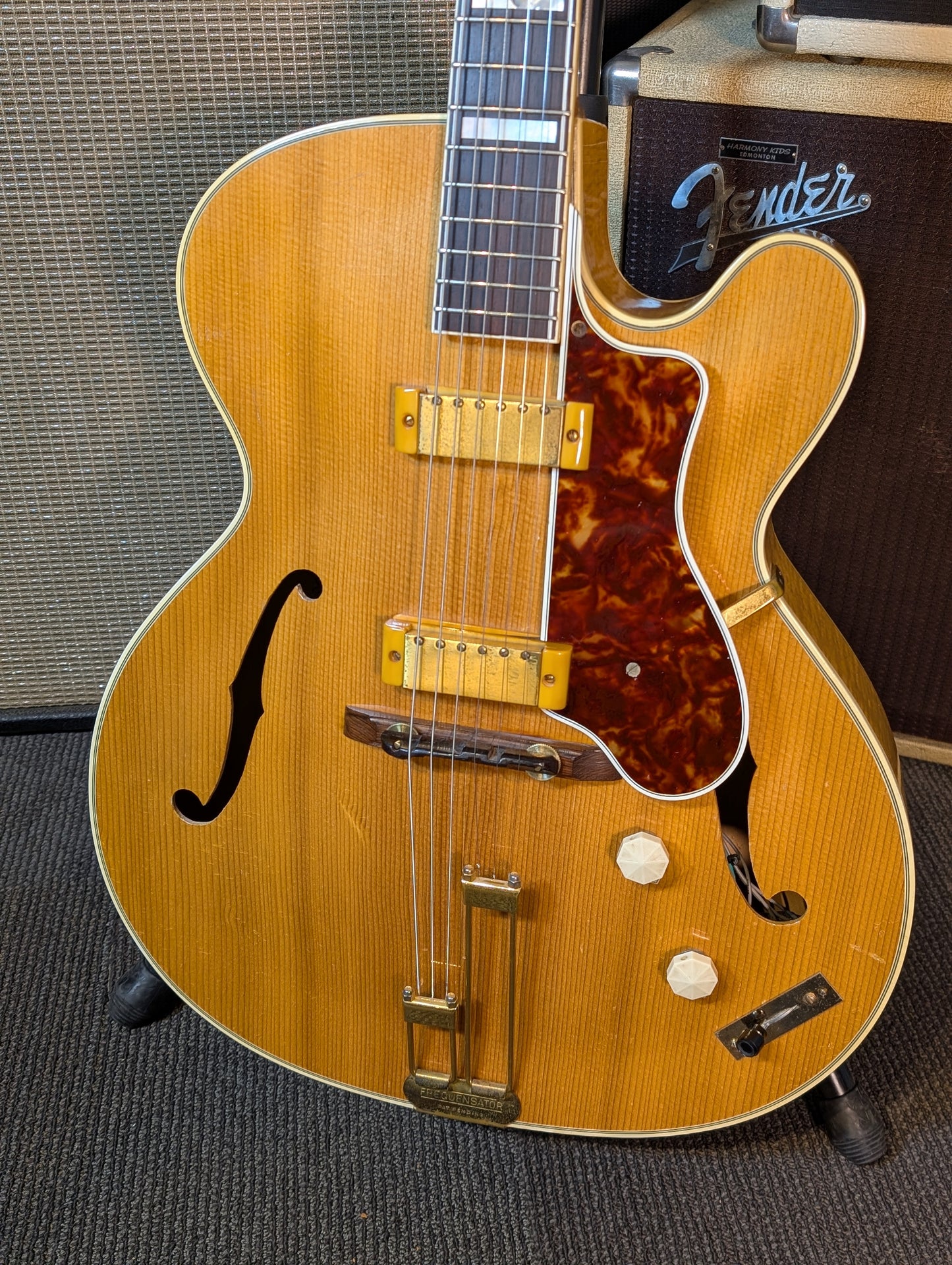 Epiphone Zephyr DeLuxe Regent Electric Archtop w/Case - Natural Blonde (1951)