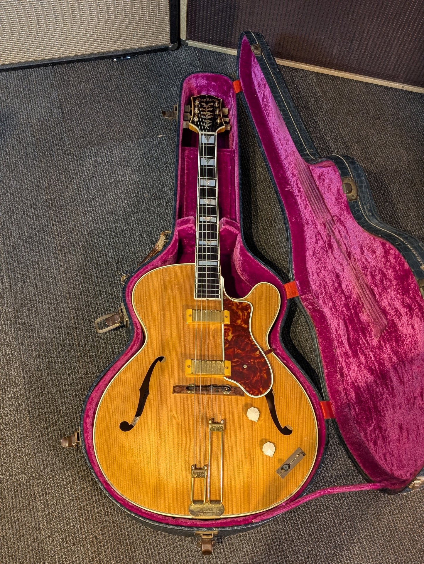 Epiphone Zephyr DeLuxe Regent Electric Archtop w/Case - Natural Blonde (1951)