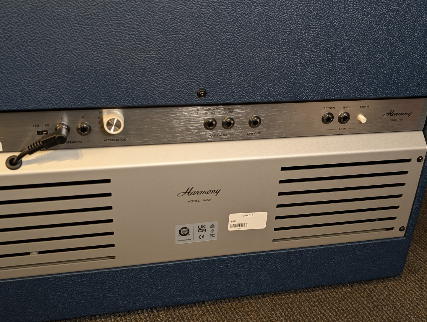 Harmony H650 50w 1x12" Guitar Combo Amplifier