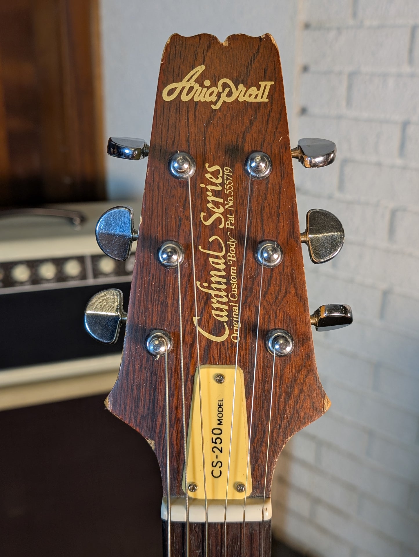 Aria Pro II Cardinal Series CS-250 Electric Guitar w/Case - Walnut (Early 1980's)