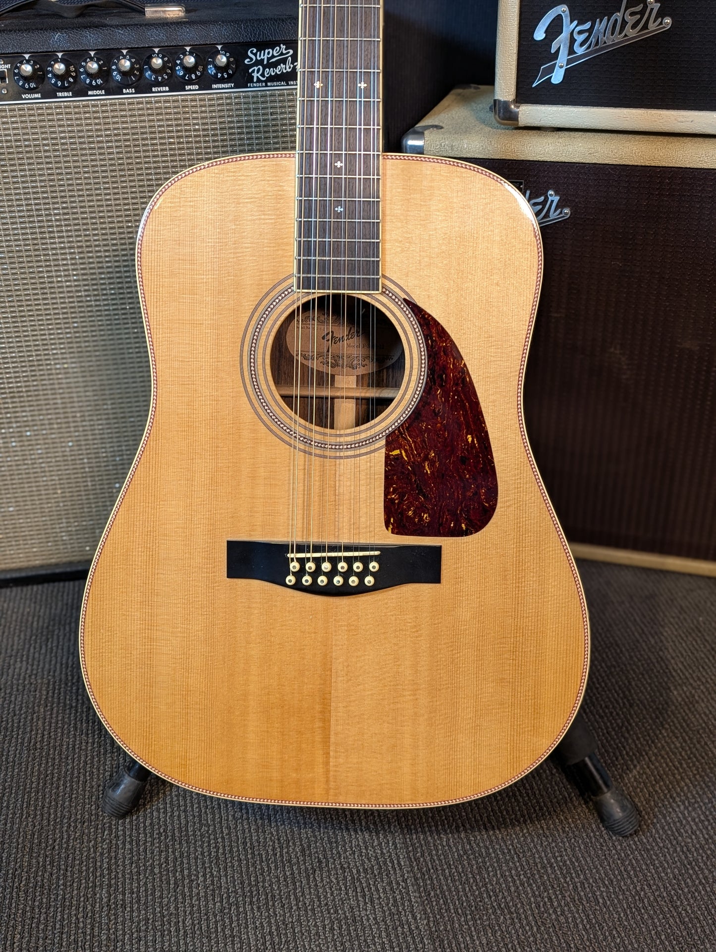 Fender F-360S-12 Dreadnought 12 String Acoustic Guitar - Natural (1980's)