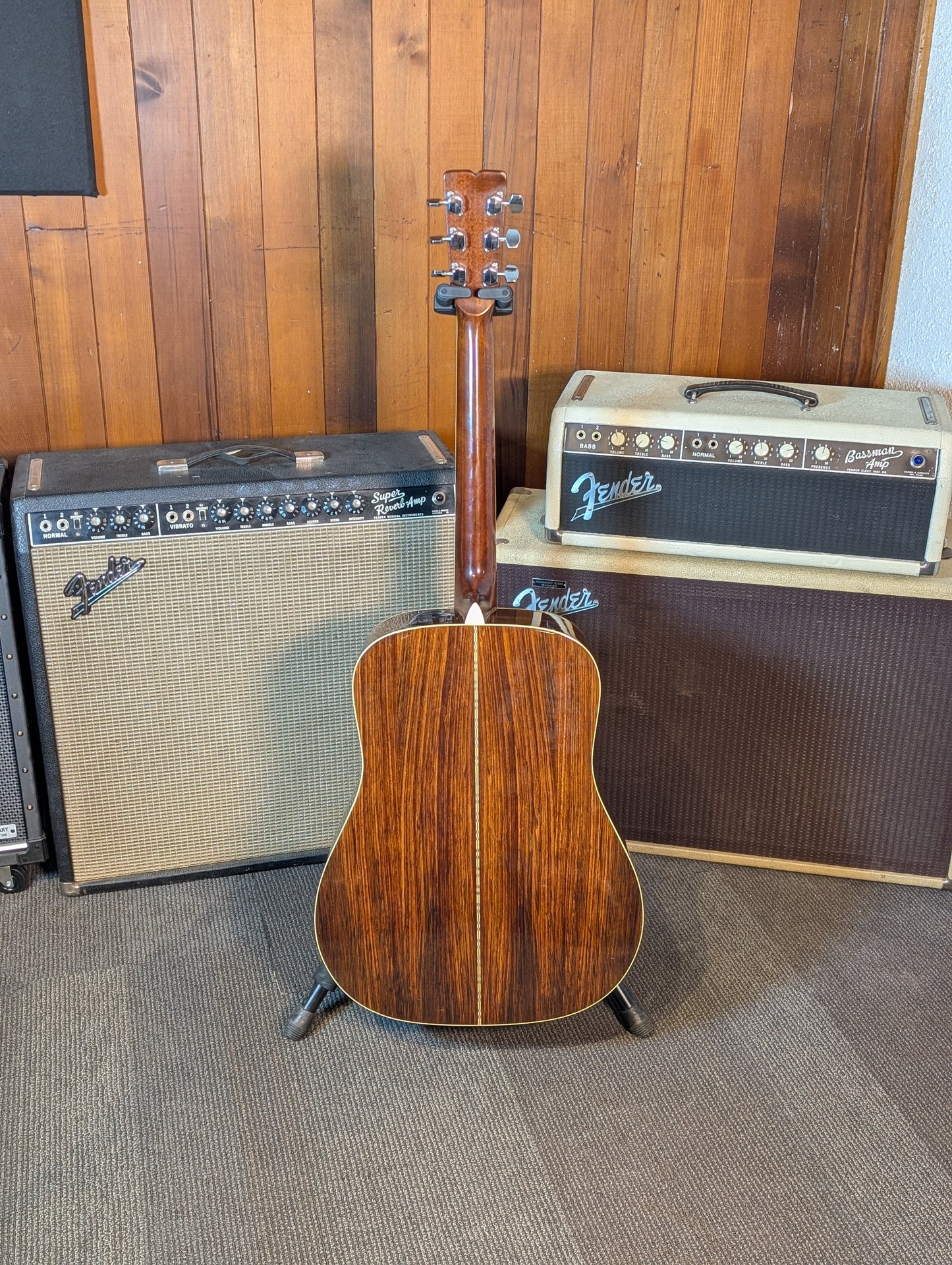 Fender F-65 Dreadnought Acoustic Guitar w/Case - Natural (Late 70's - Early 80's)