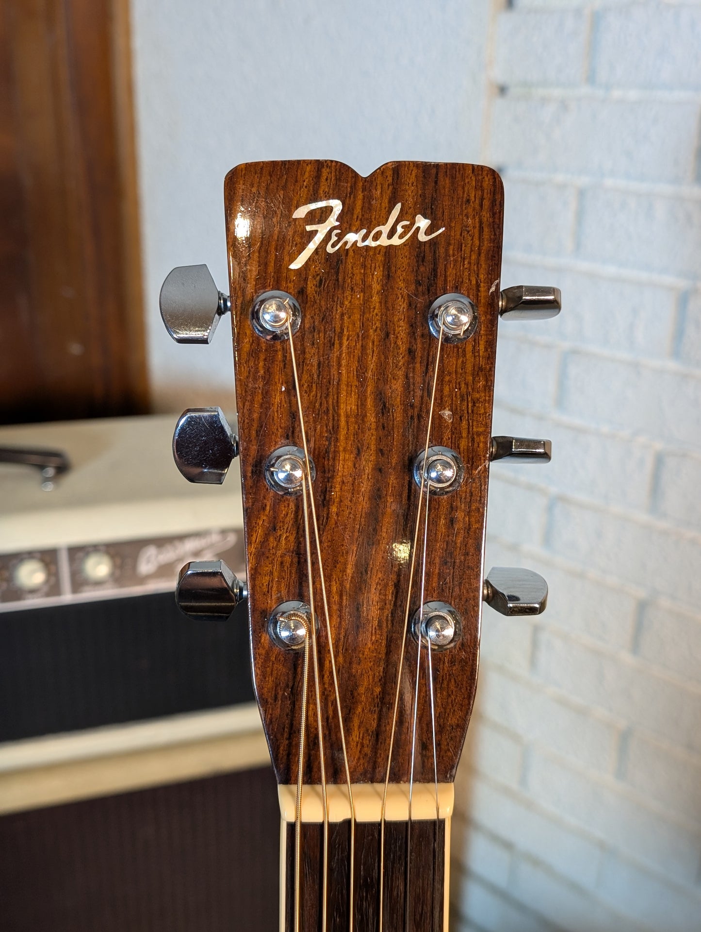 Fender F-65 Dreadnought Acoustic Guitar w/Case - Natural (Late 70's - Early 80's)
