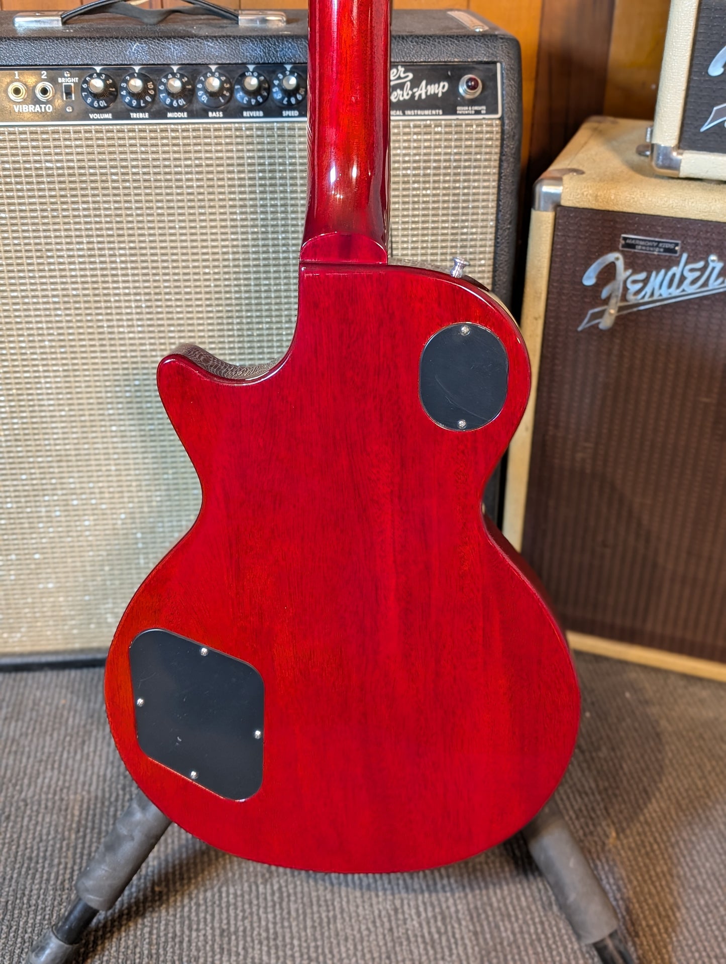 Heritage Custom Shop H-137 Single Cut Electric Guitar w/Case - Faded Cherry (Demo Stock)