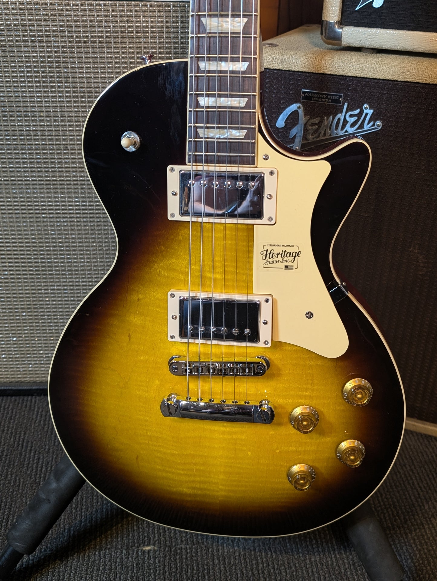 Heritage Standard H-150 Single Cut Electric Guitar w/Case - Original Sunburst (Demo Stock)