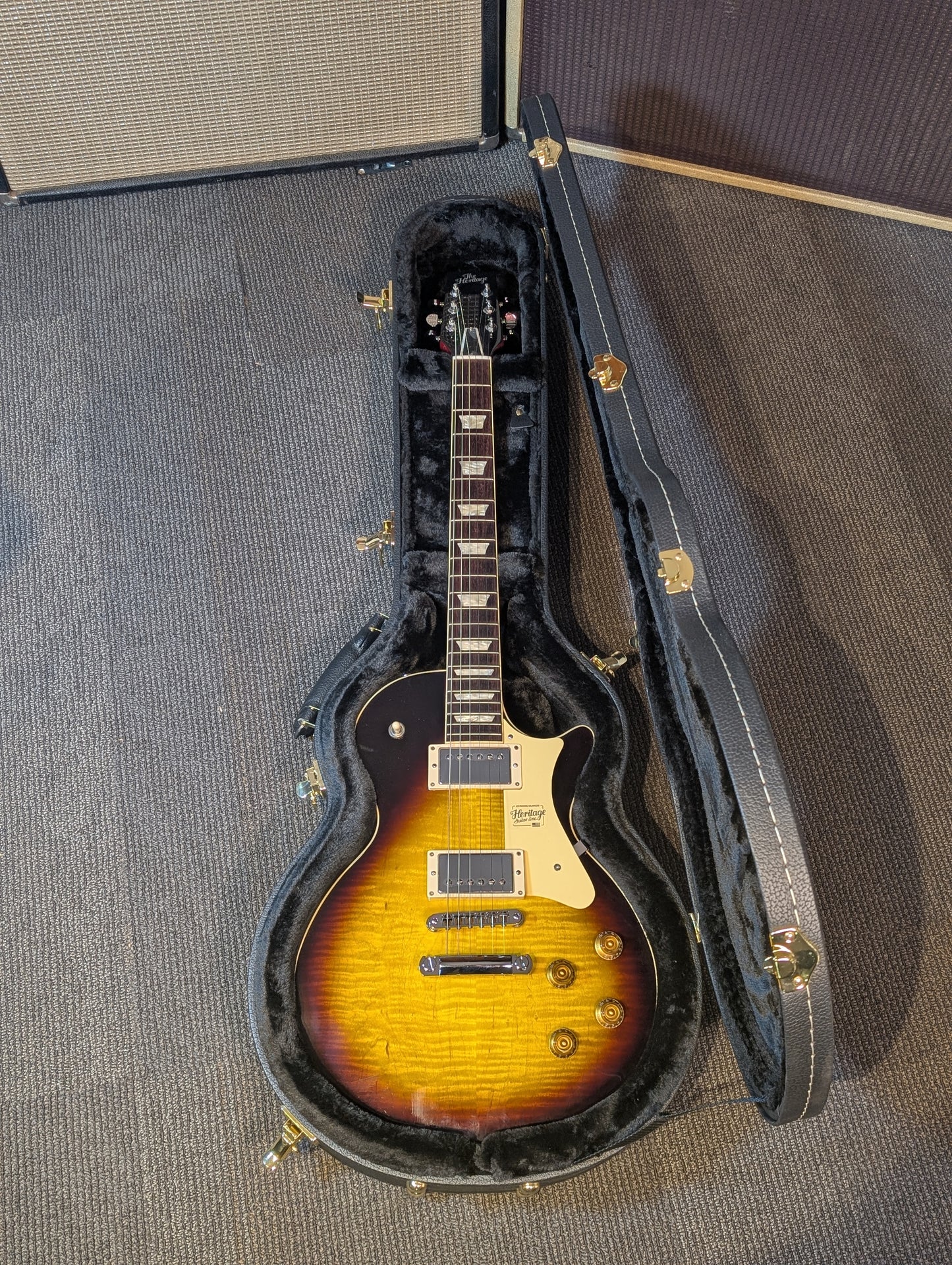 Heritage Standard H-150 Single Cut Electric Guitar w/Case - Original Sunburst (Demo Stock)