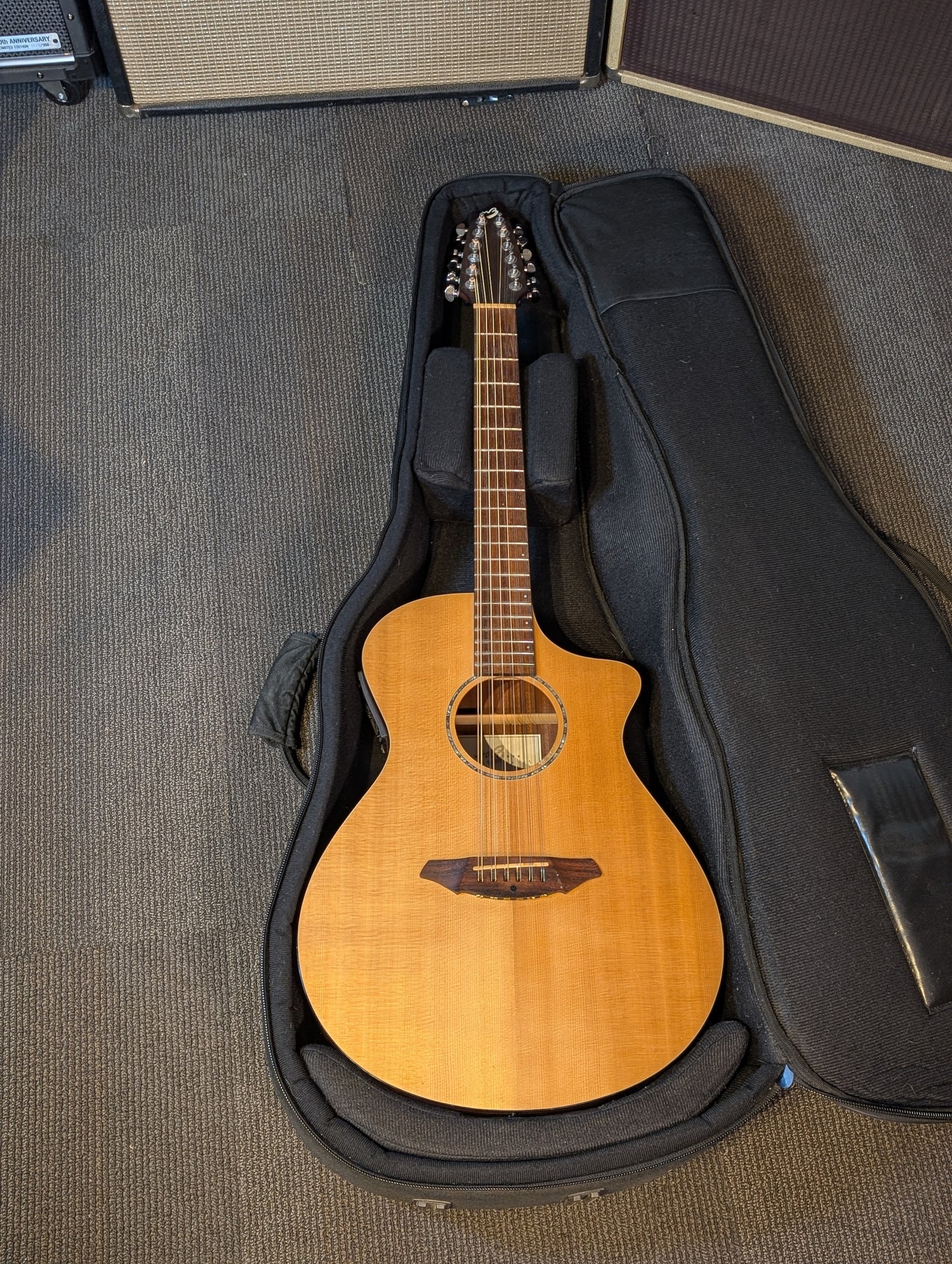 Breedlove C250/SM-12 12-String Acoustic Electric Guitar w/Gig Bag - Natural (Used)