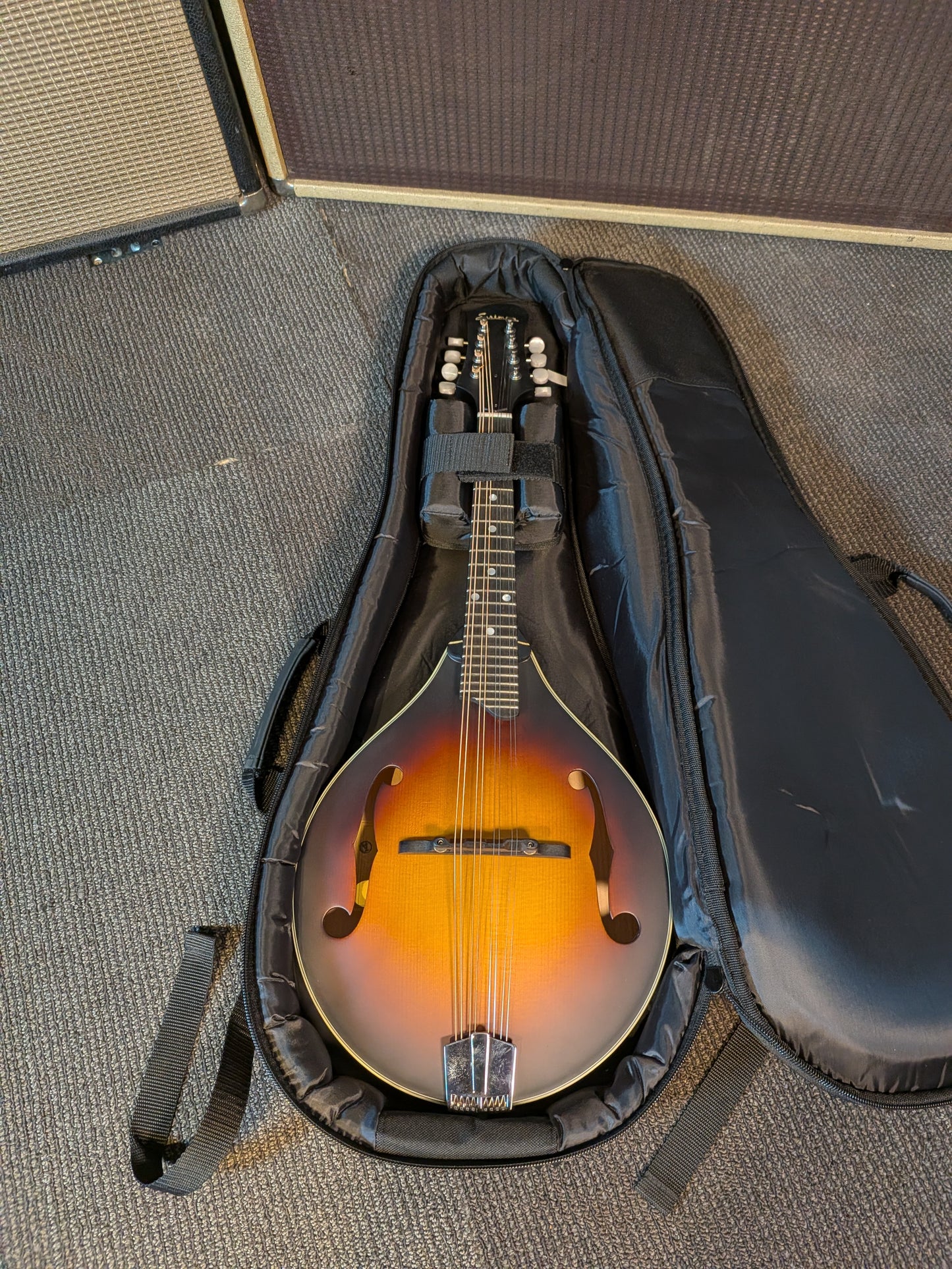 Eastman MD305E A-Style Electric/Acoustic Mandolin w/Gig Bag - Sunburst (B-Stock Serial #N2402611)
