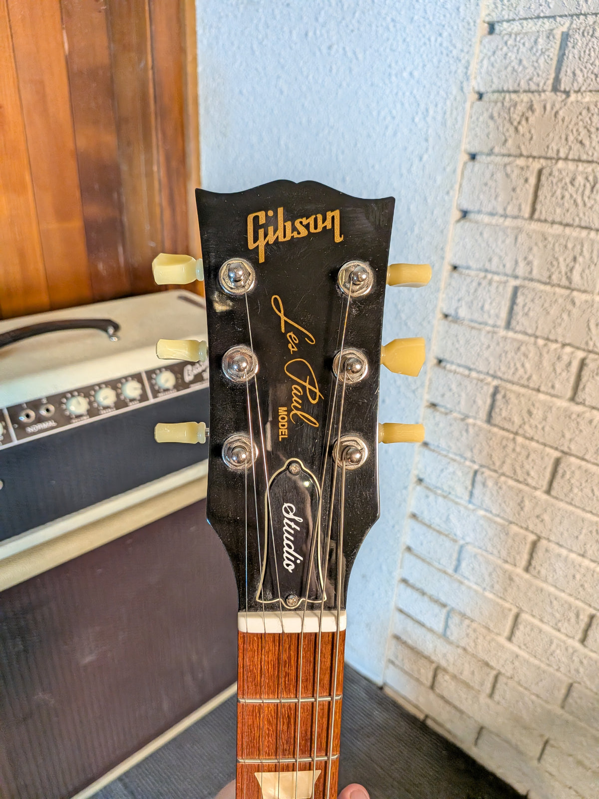 Gibson Les Paul Studio Left Handed Electric Guitar w/Case - Vintage Sunburst (2013)