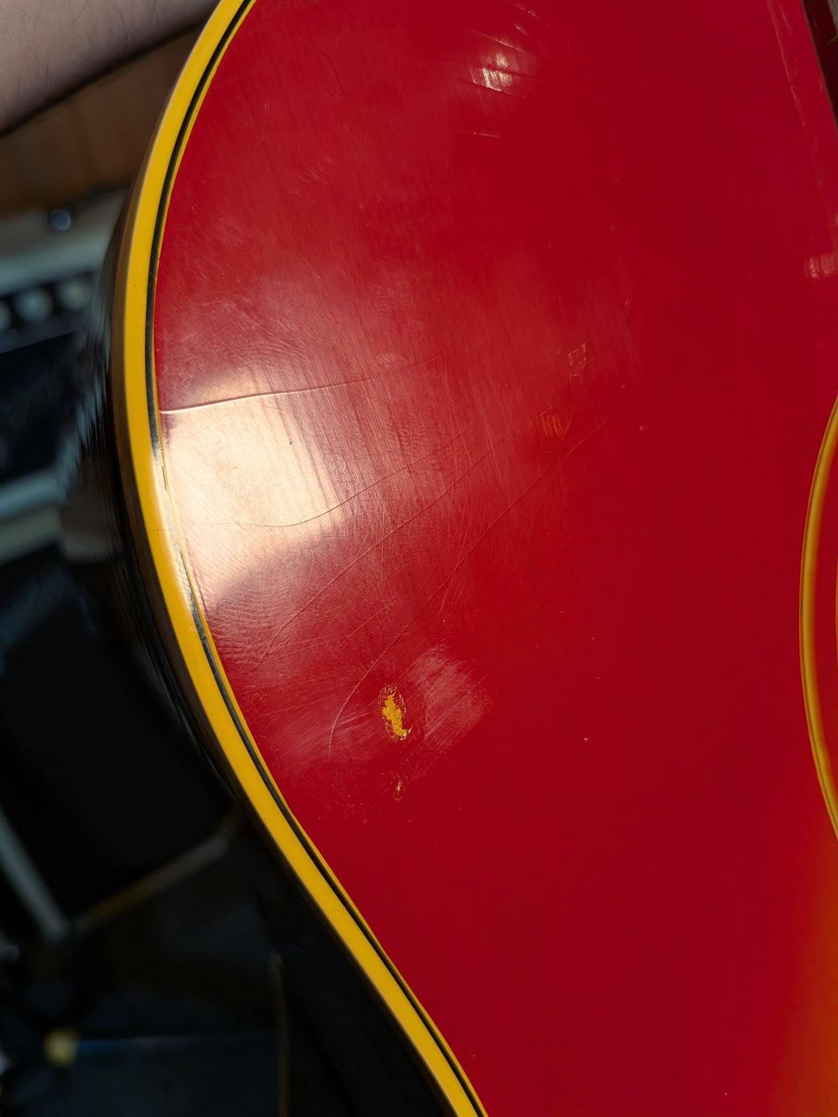 Gibson J-45 Slope Shoulder Dreadnought Acoustic Guitar w/Case - Cherry Sunburst (1967)
