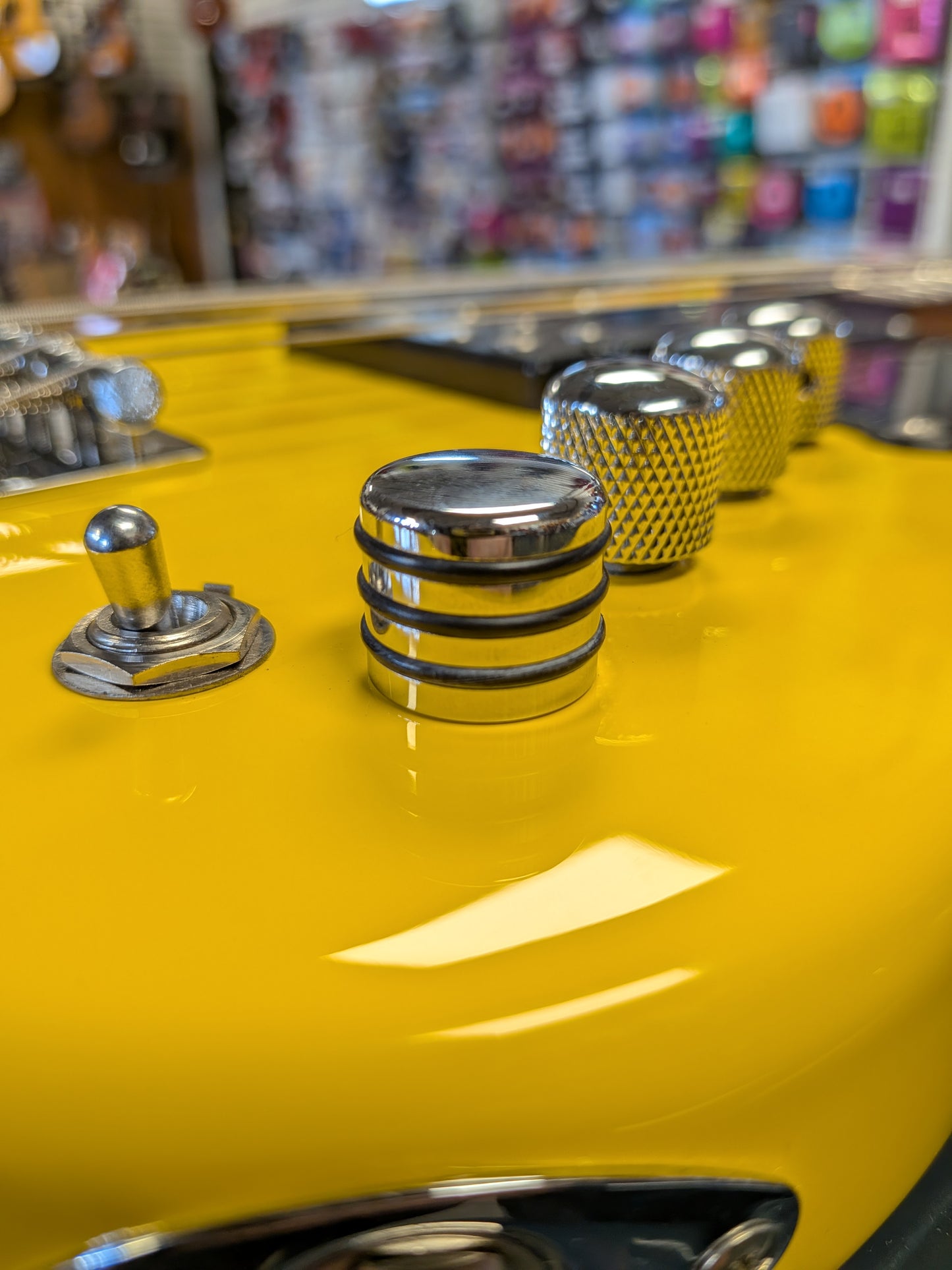 Hipshot O Ring Knob - Chrome, Single Knob