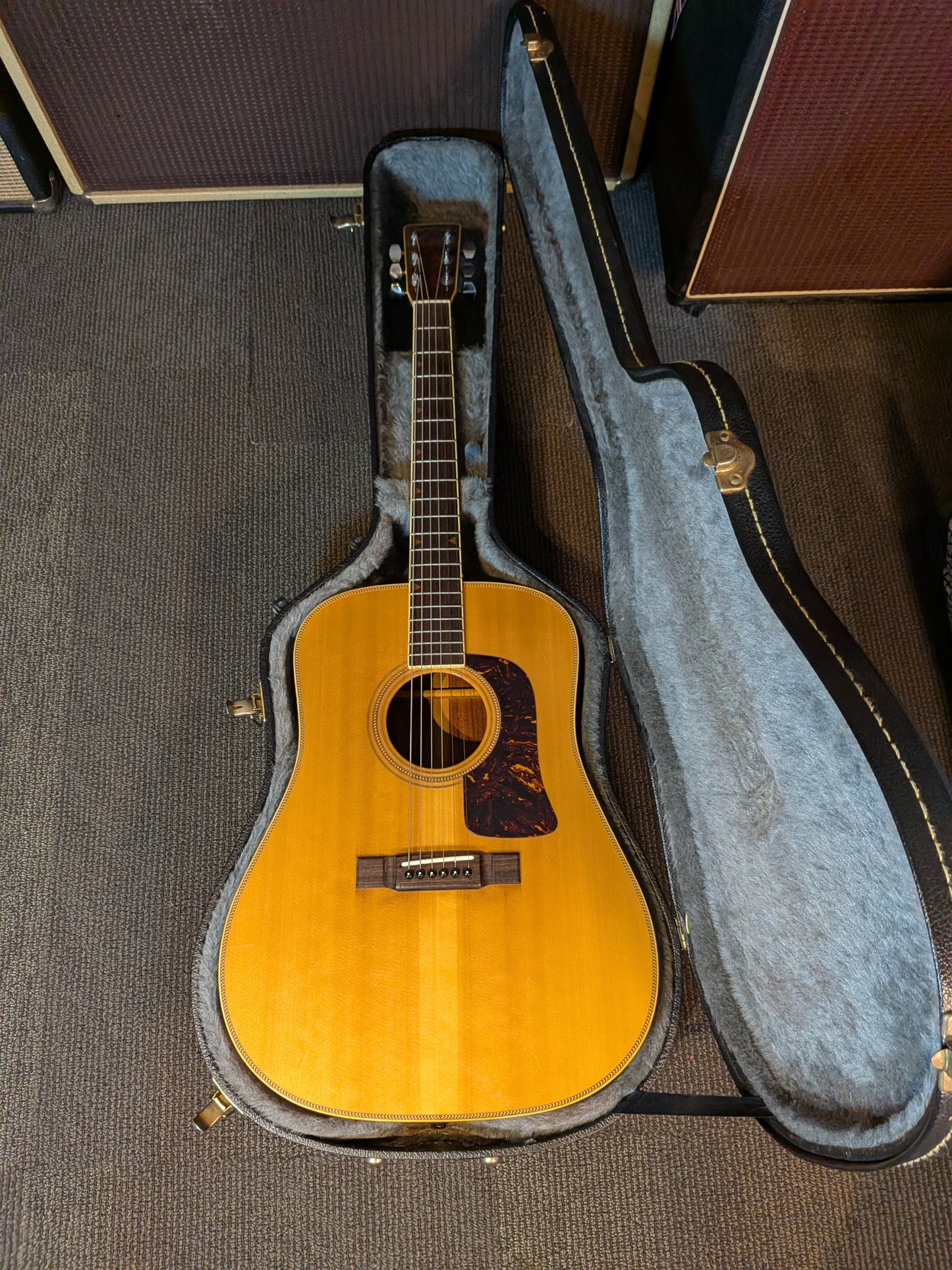 Yamaki Y40D Woodcraft Dreadnought Acoustic Guitar w/Case (Late 1970's)