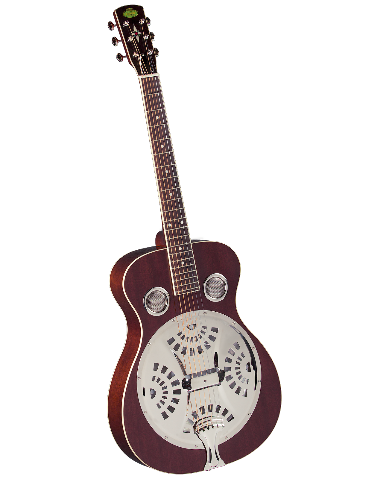 Regal RD-40M Roundneck Resophonic Guitar - Natural Mahogany