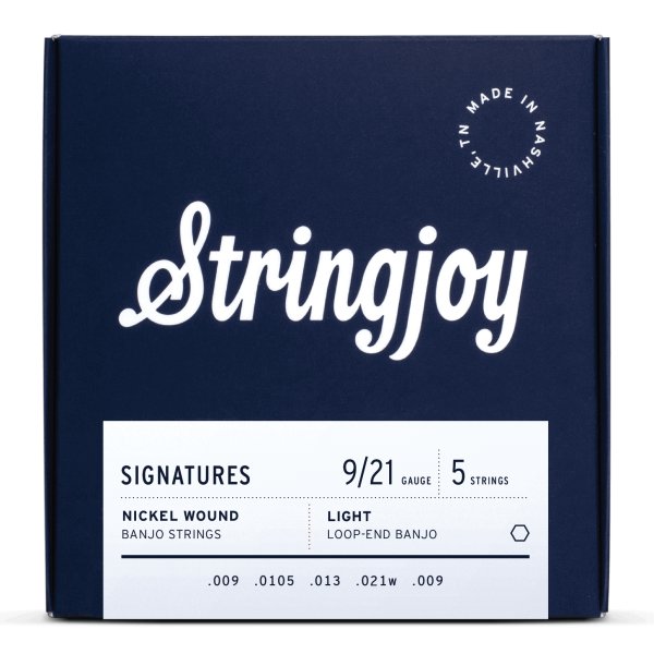 Stringjoy Signatures Nickel Wound 5-String Loop End Banjo Strings