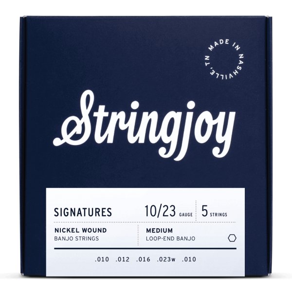 Stringjoy Signatures Nickel Wound 5-String Loop End Banjo Strings