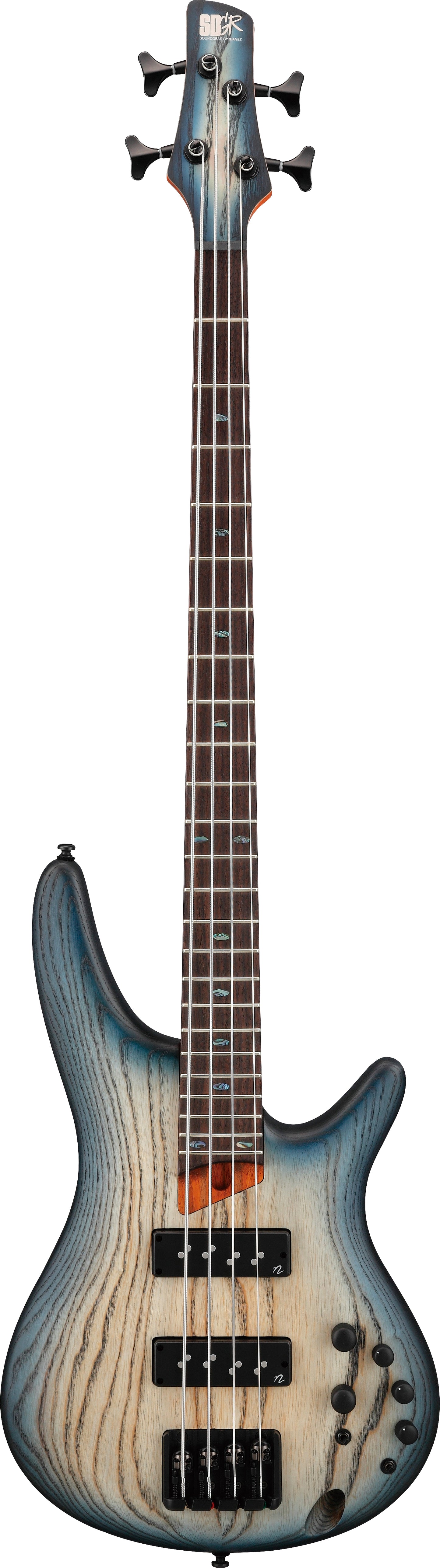Ibanez SR600E 4 String Electric Bass Guitar - Cosmic Blue Starburst Flat