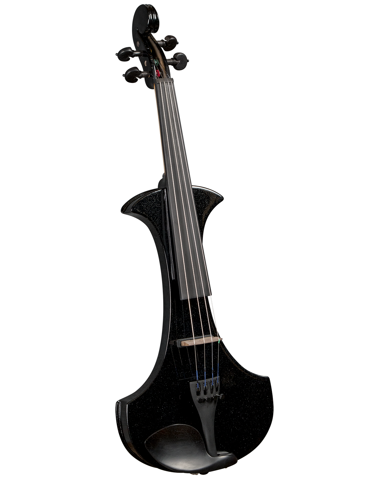 Cremona SV-180BKE Premier Student Electric Violin – Sparkling Black – 4/4 Size