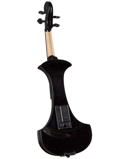 Cremona SV-180BKE Premier Student Electric Violin – Sparkling Black – 4/4 Size