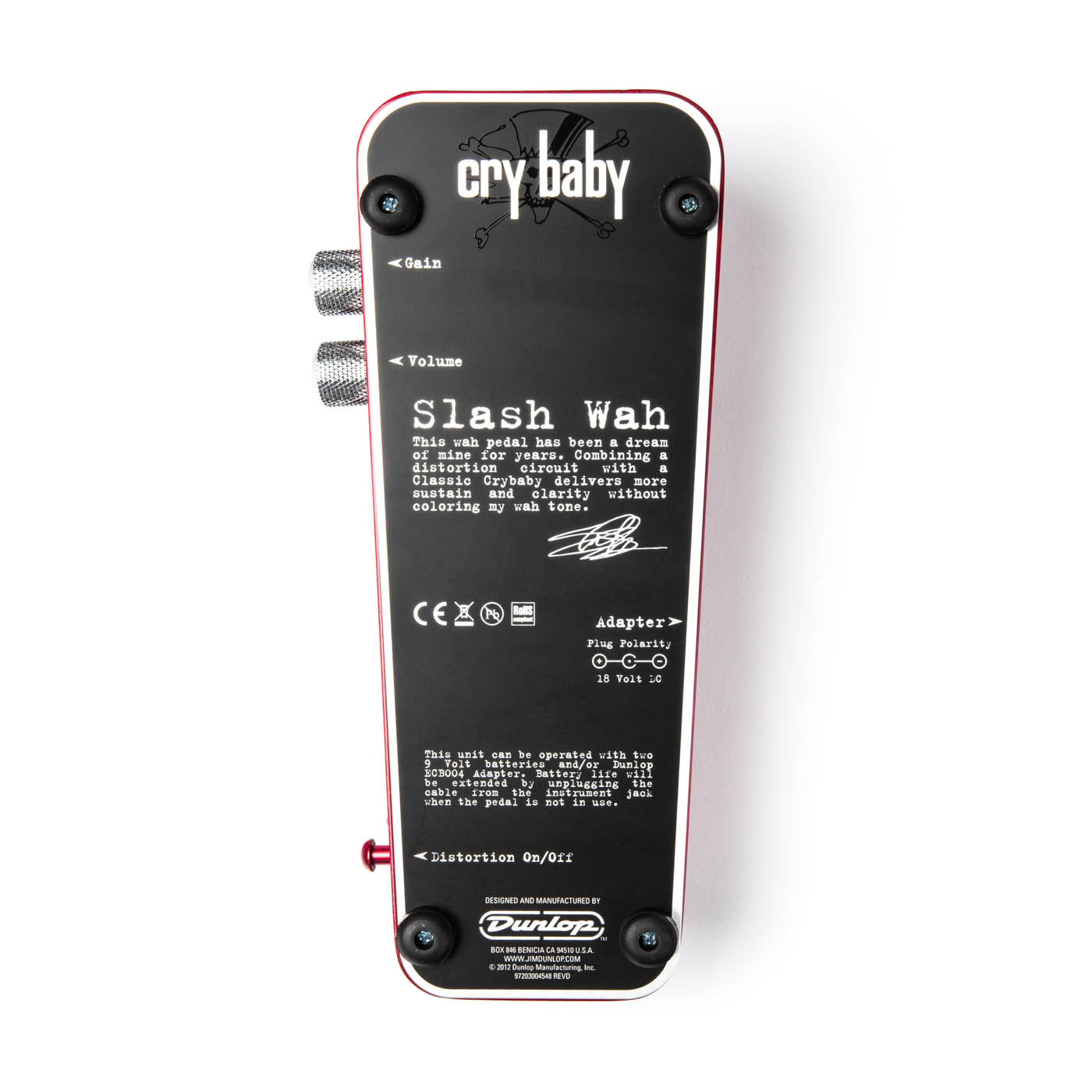 Dunlop Slash Cry Baby Wah