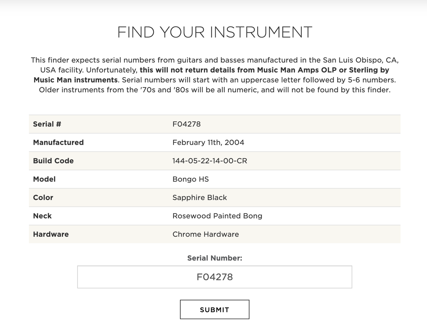 Ernie Ball Music Man Bongo 4 - Sapphire Black (2004)